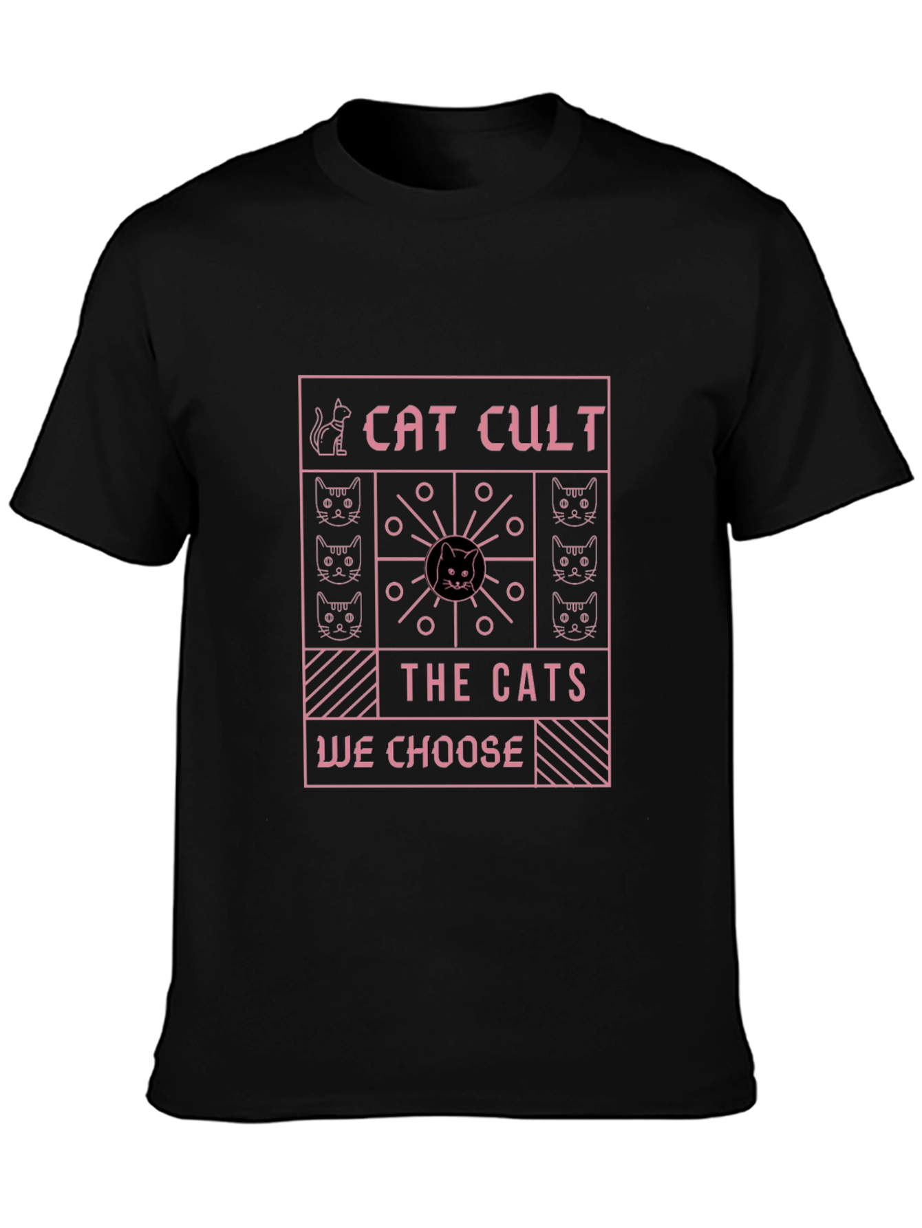 Cat Cult Graphic T-Shirt - The Cats We Choose