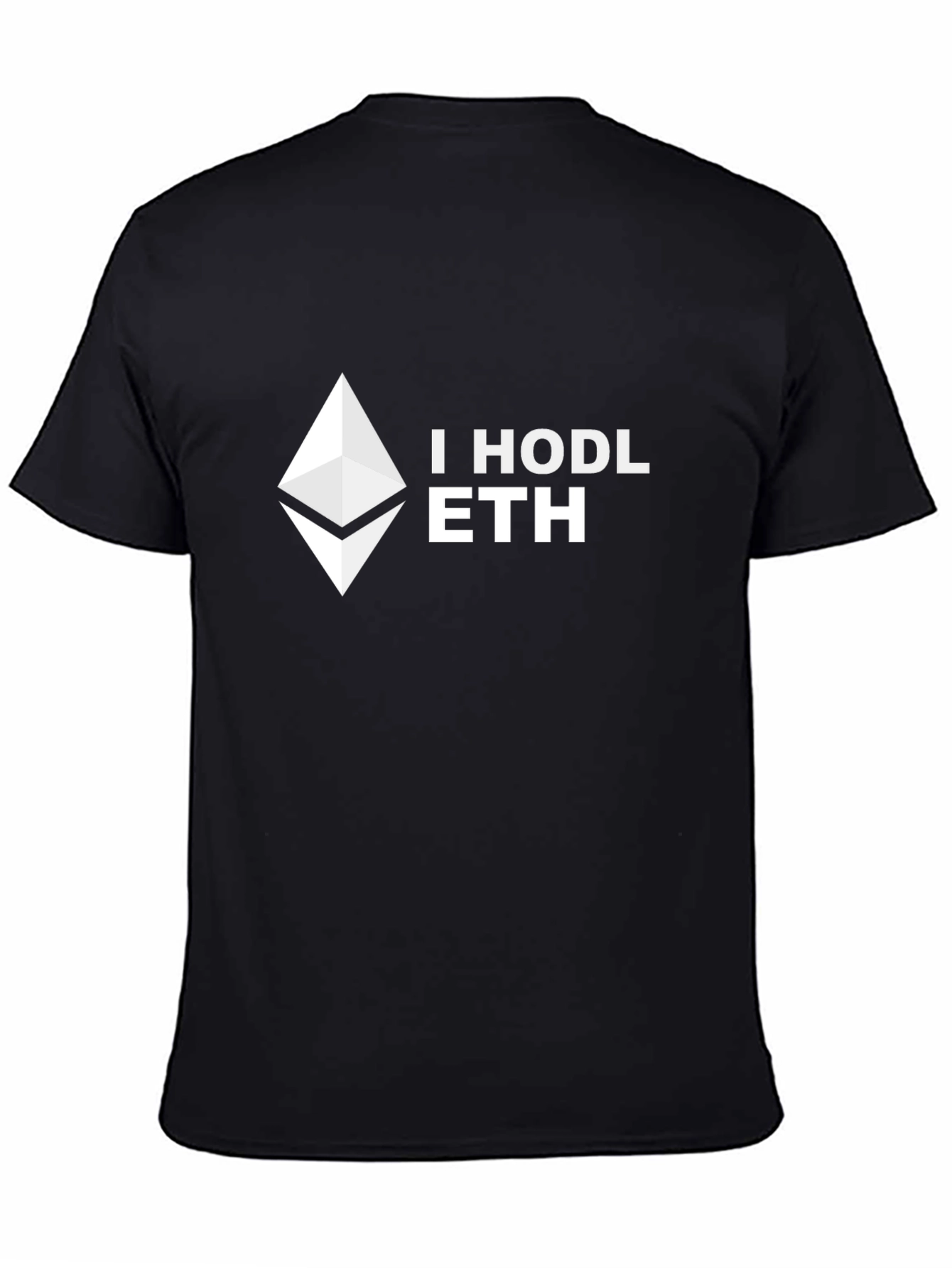 I HODL ETH Crypto T-Shirt - Black