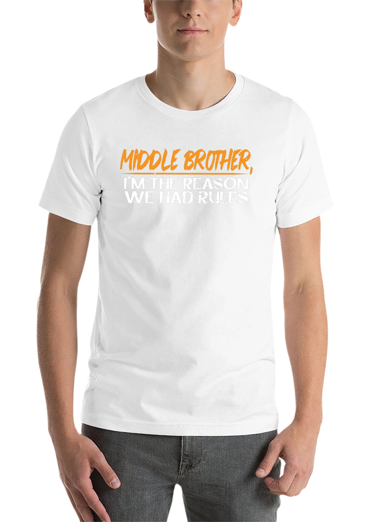 Middle Brother Reason for Rules Graphic Tee