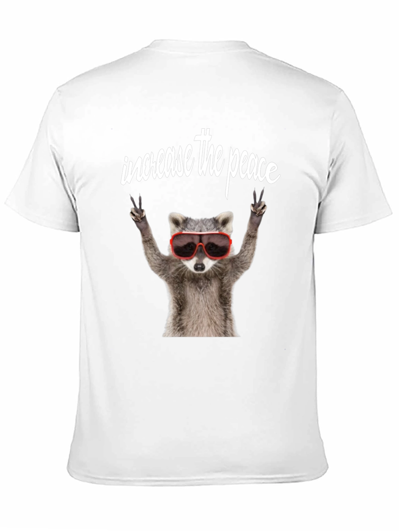 Peaceful Raccoon Graphic Tee