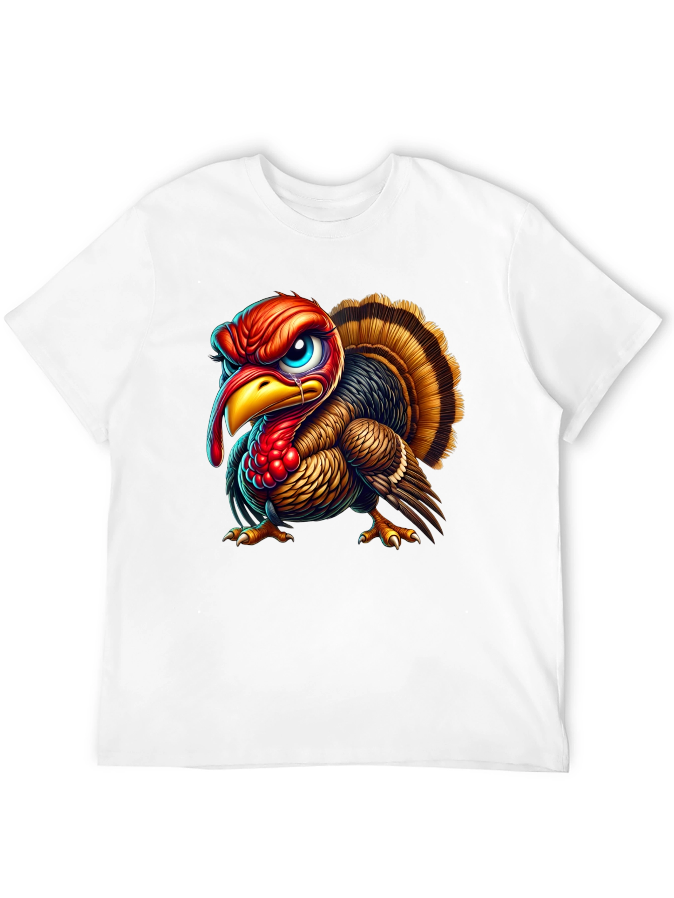 Angry Turkey Graphic Tee - Thanksgiving Humor