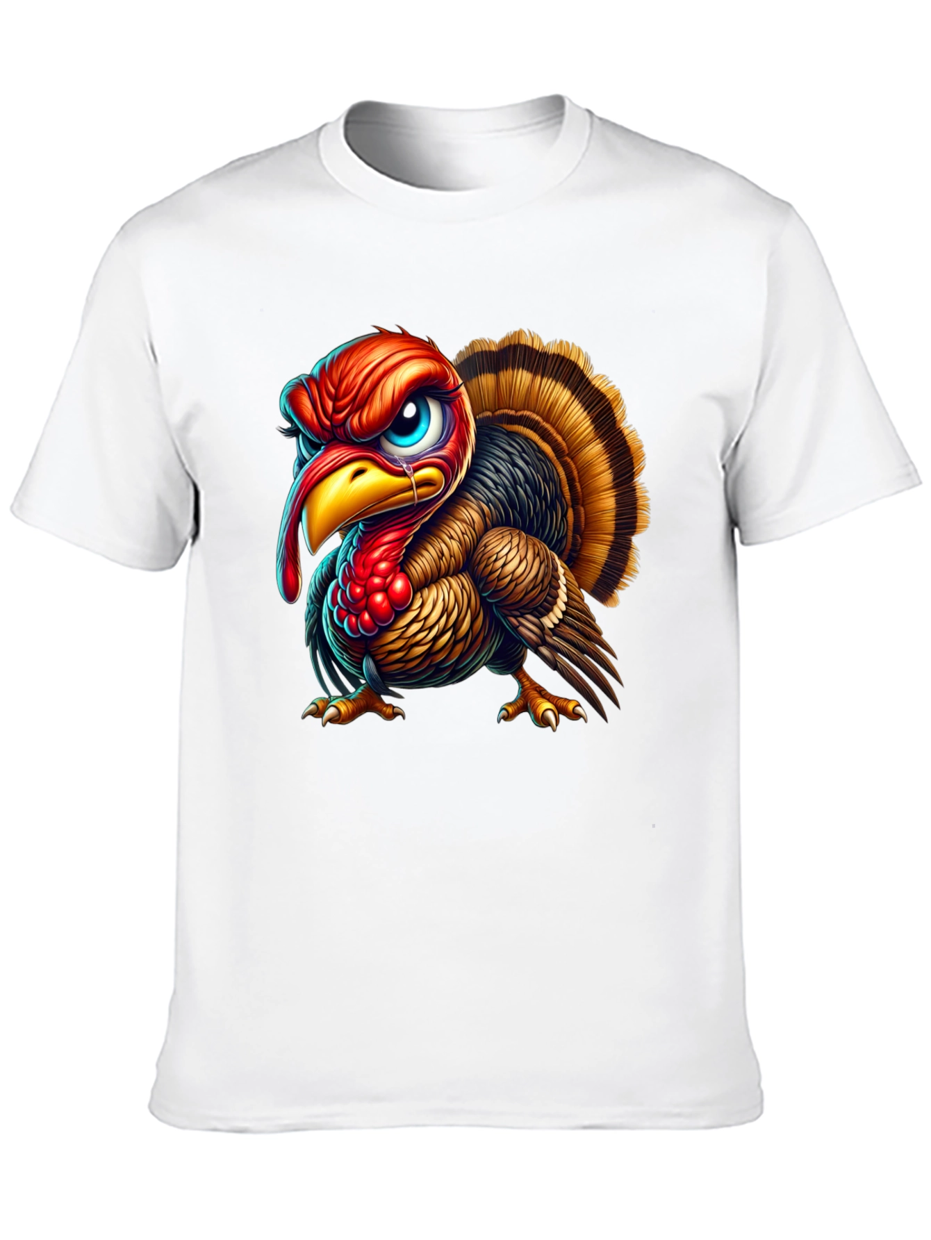 Angry Turkey Graphic Tee - Thanksgiving Humor