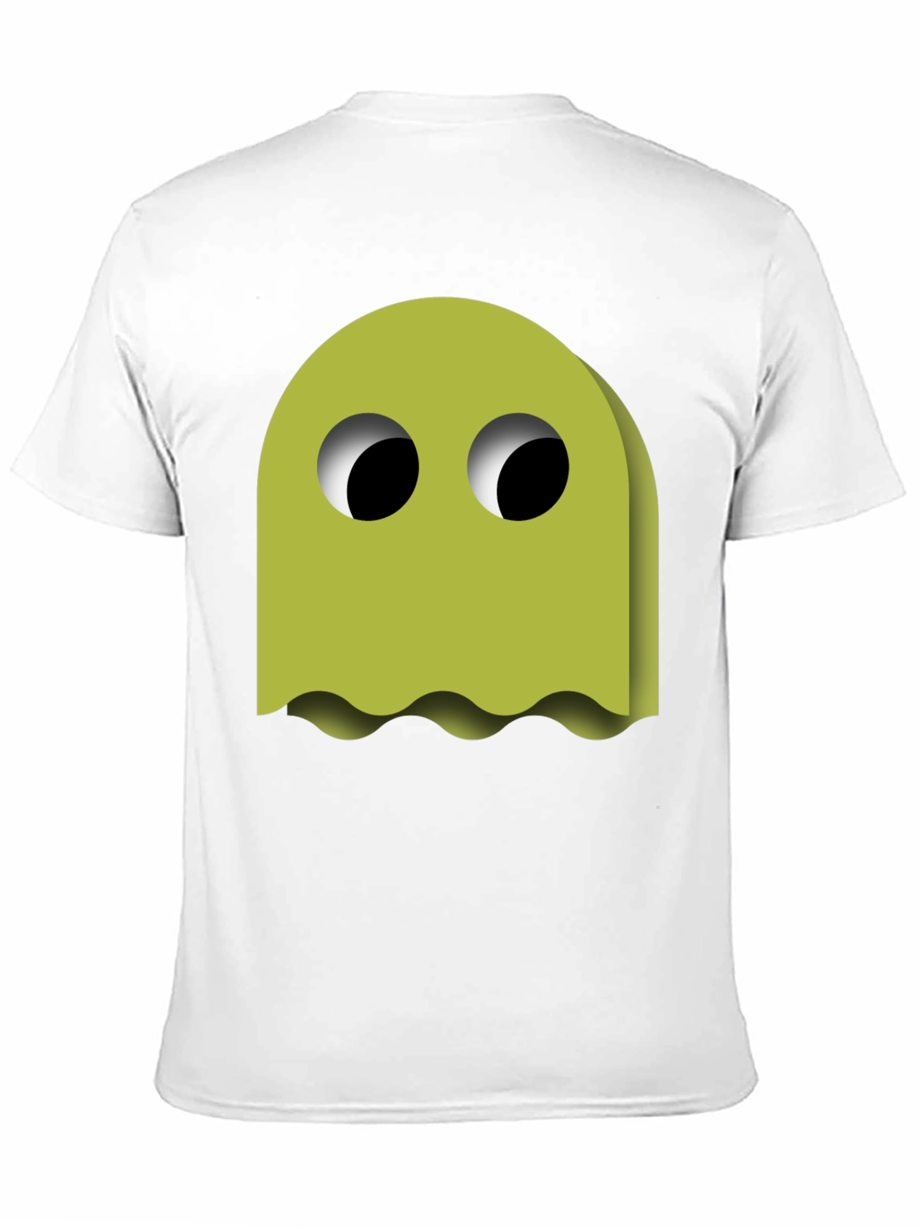 Funky Ghost Graphic Tee - Black Cotton Blend