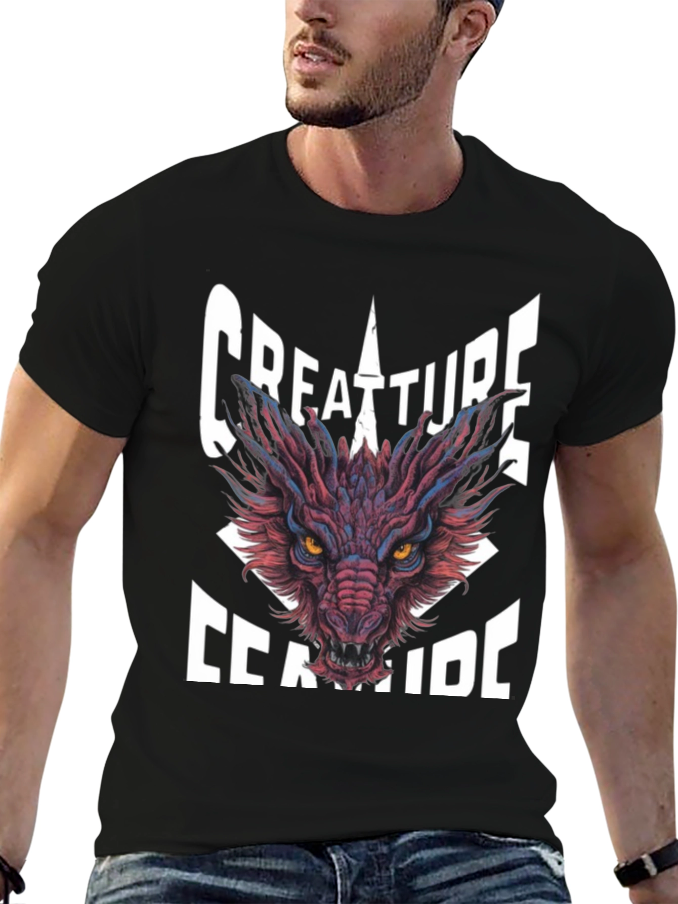 Creature Seaside Graphic Tee - Black