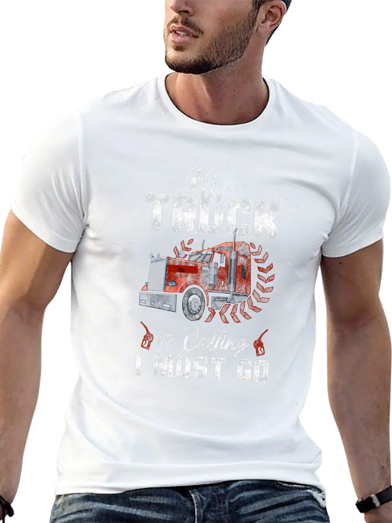 My Truck is Calling T-Shirt - Black