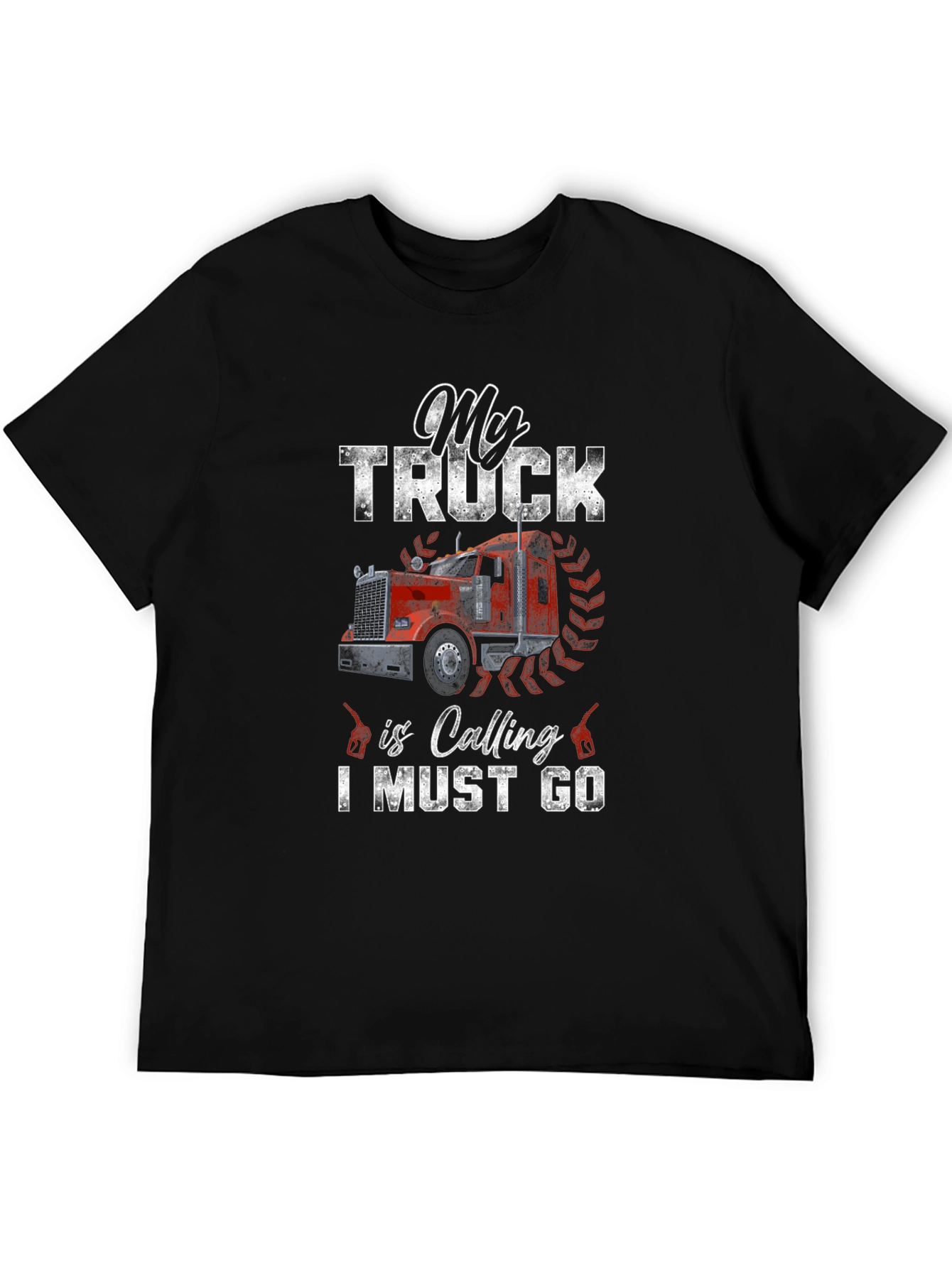 My Truck is Calling T-Shirt - Black