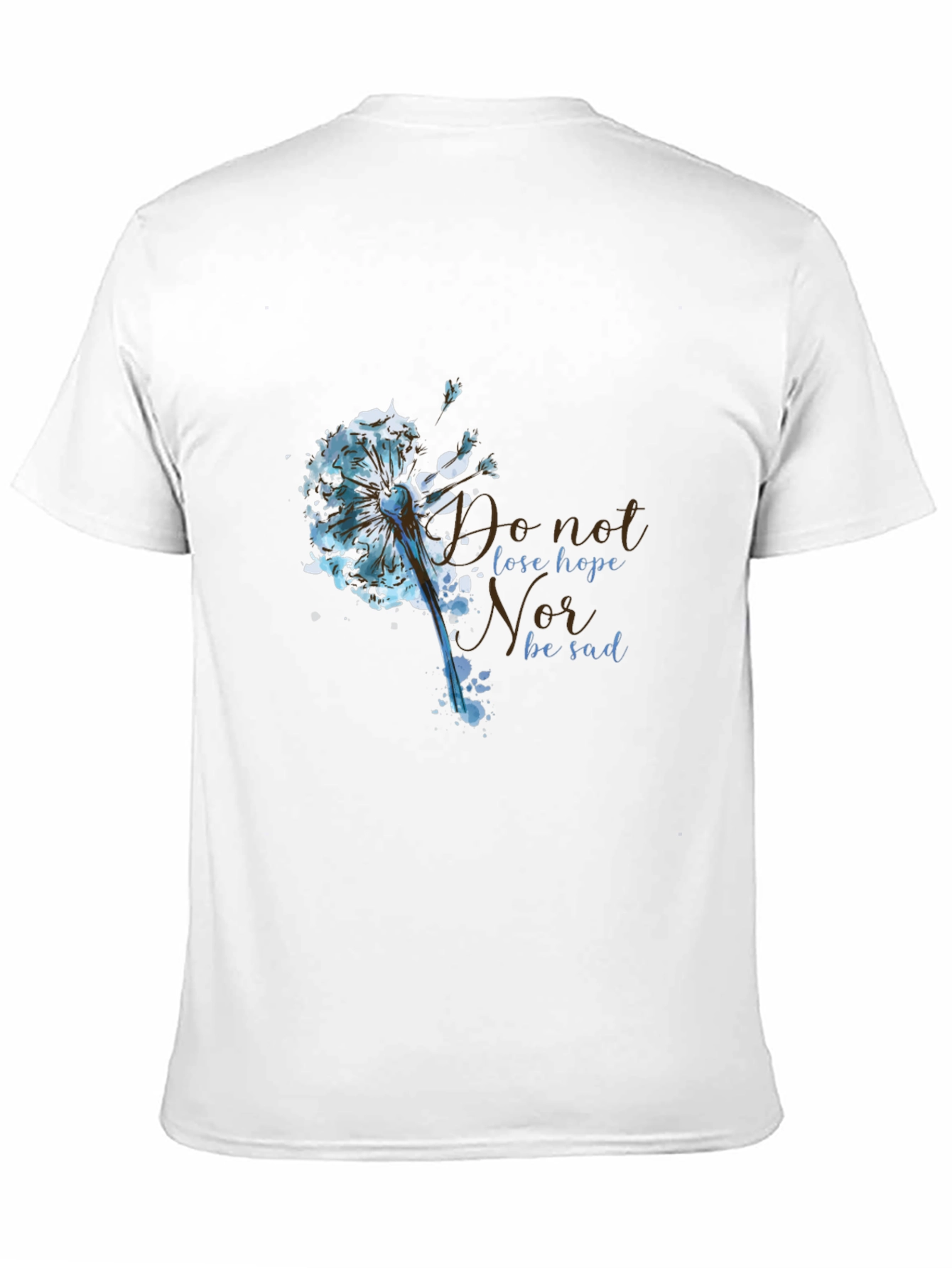 Dandelion Hope Graphic T-Shirt - Black