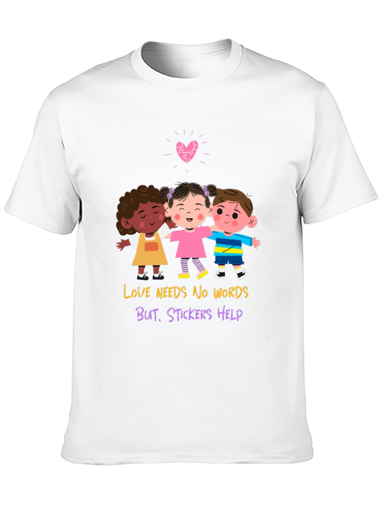 Love Needs No Words Graphic T-Shirt