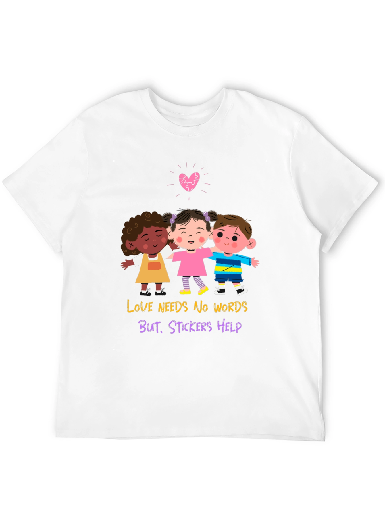 Love Needs No Words Graphic T-Shirt