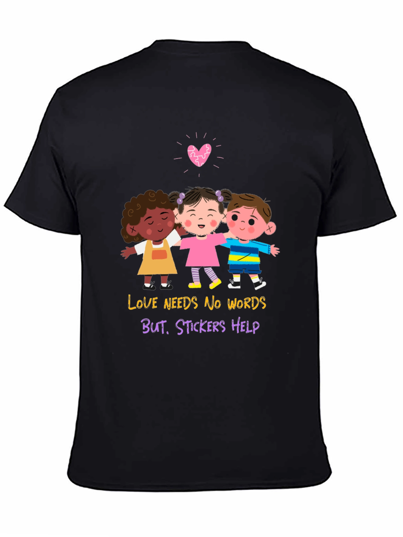 Love Needs No Words Graphic T-Shirt