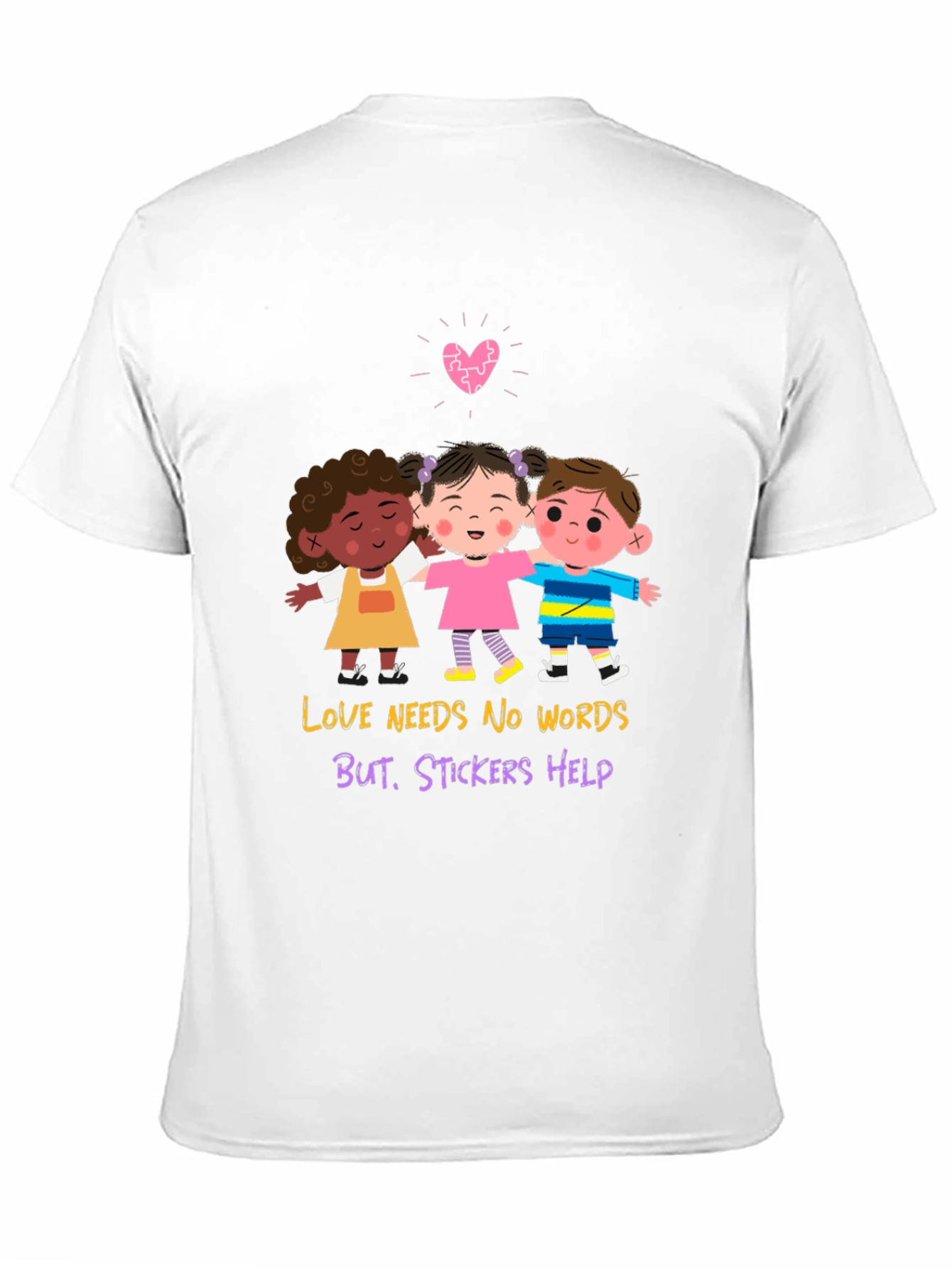 Love Needs No Words Graphic T-Shirt