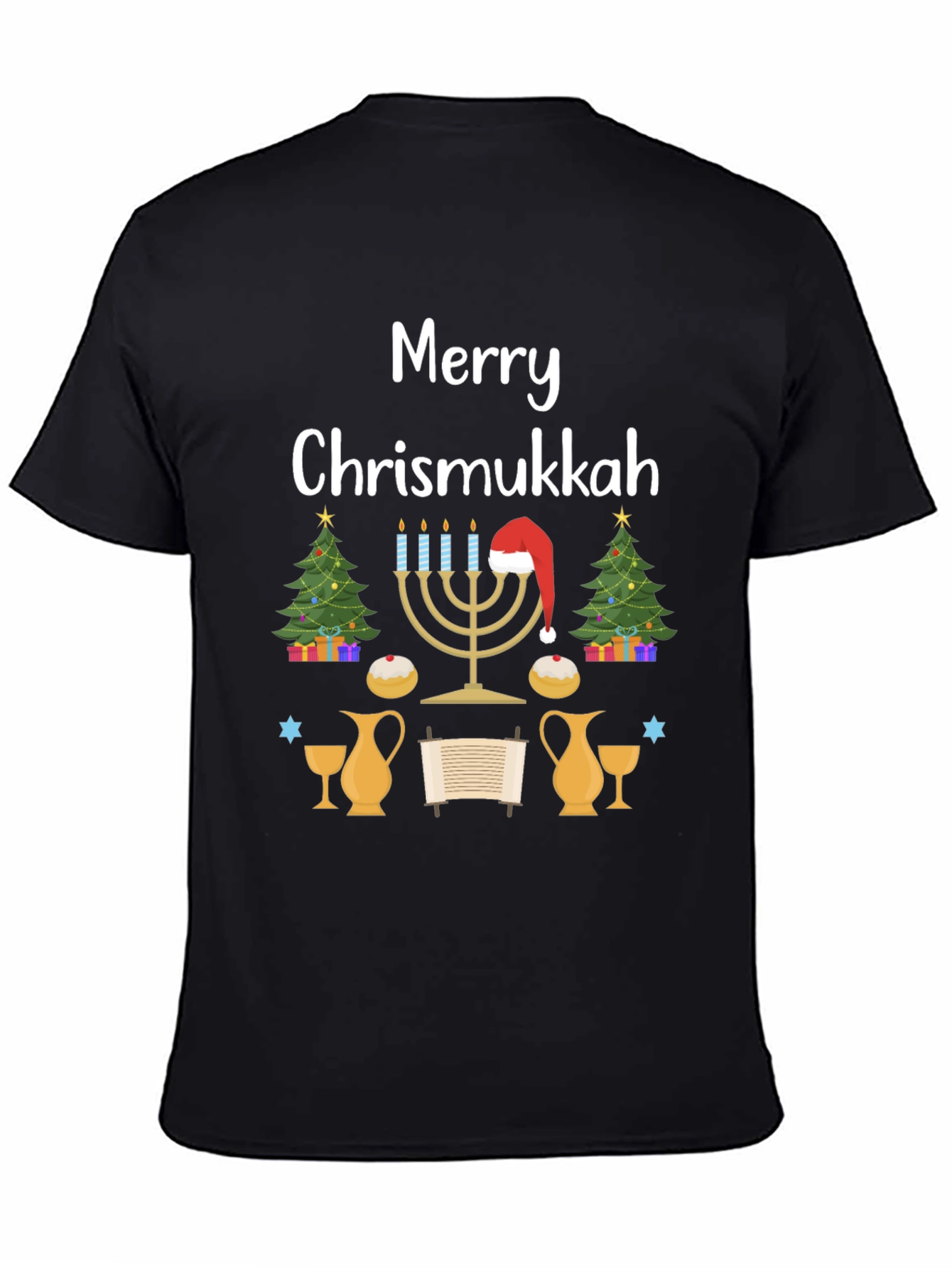 Merry Chrismukkah Festive Holiday T-Shirt