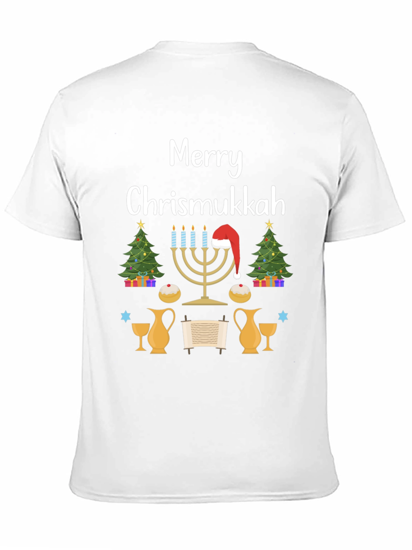 Merry Chrismukkah Festive Holiday T-Shirt