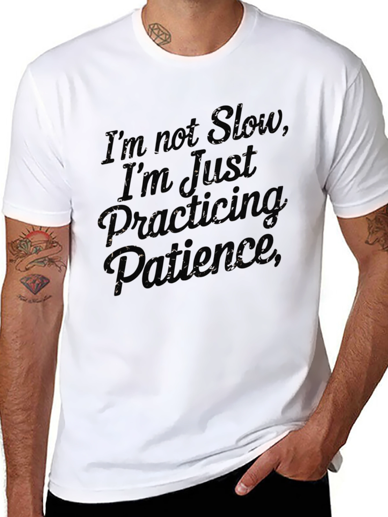 Practicing Patience T-Shirt - Funny Sarcastic Tee