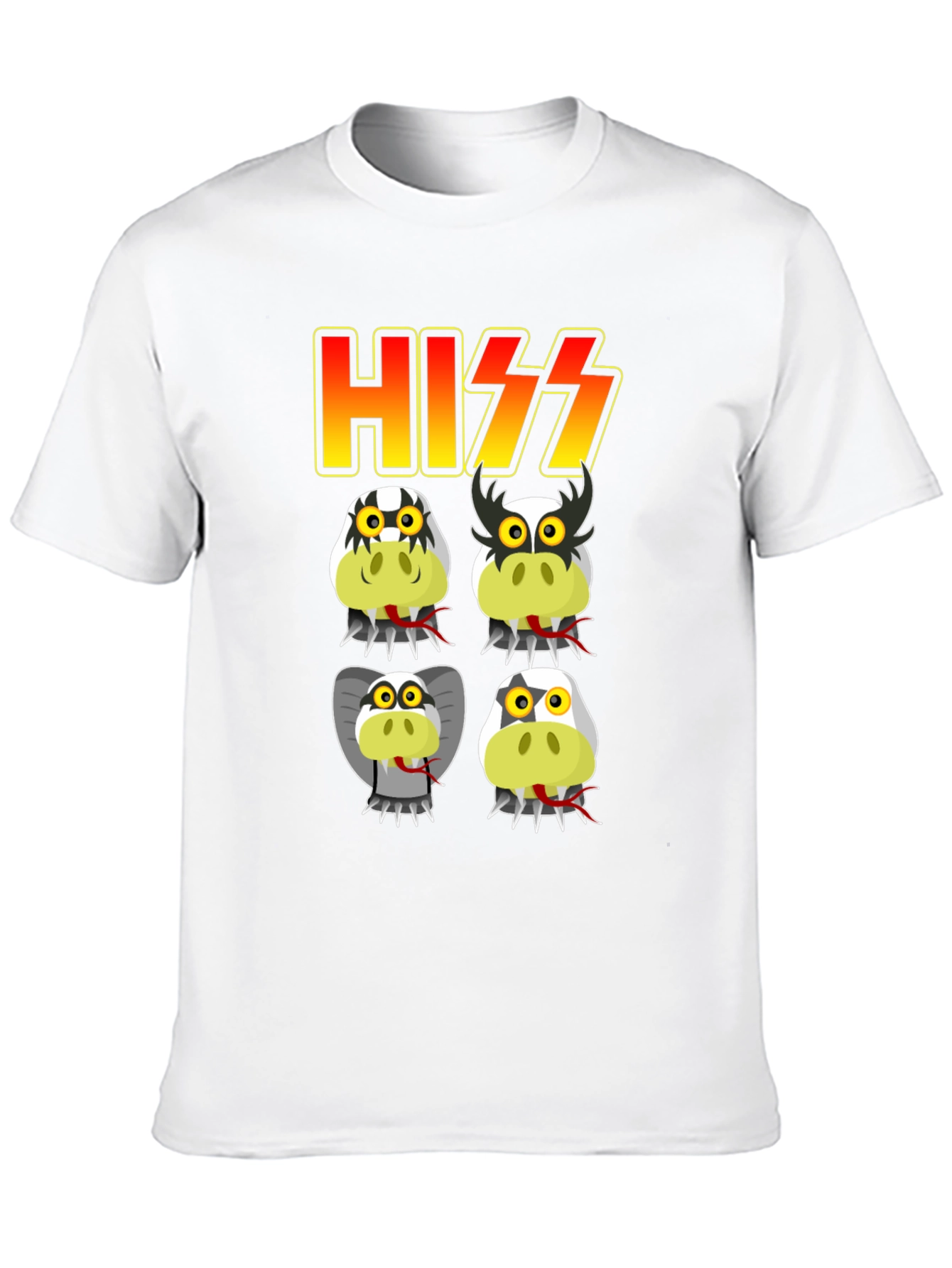HISS Snake Band Graphic T-Shirt