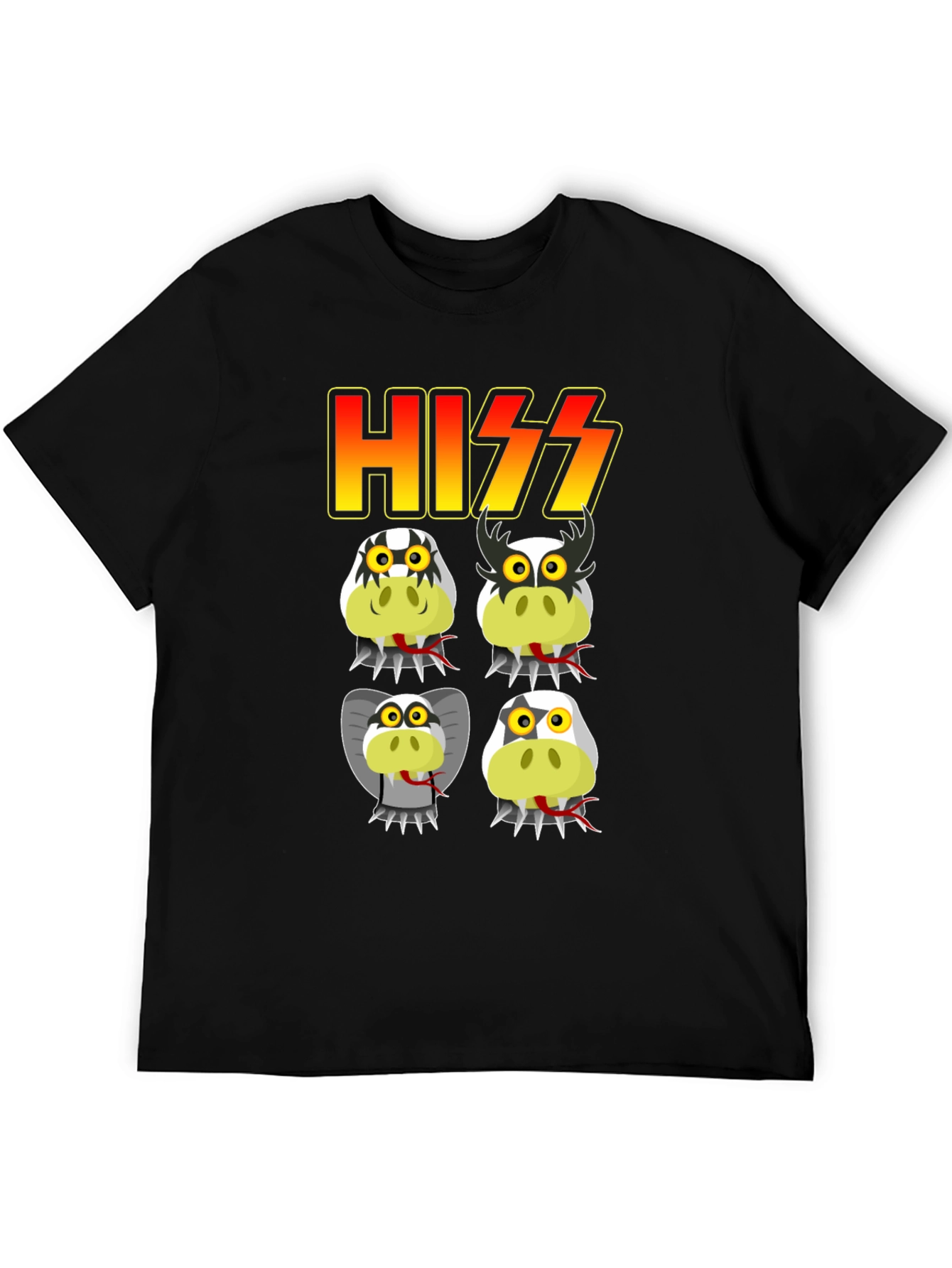 HISS Snake Band Graphic T-Shirt