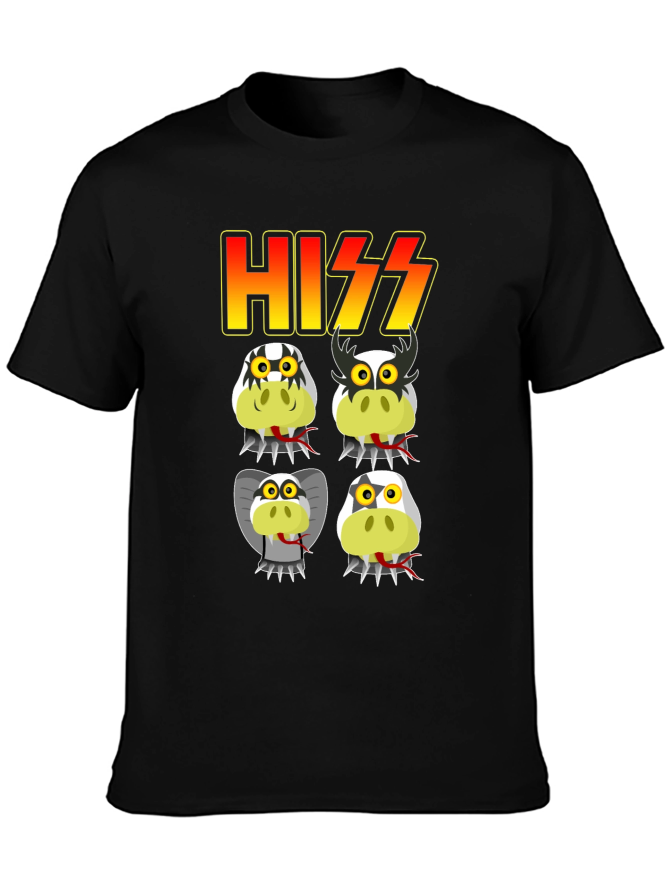 HISS Snake Band Graphic T-Shirt