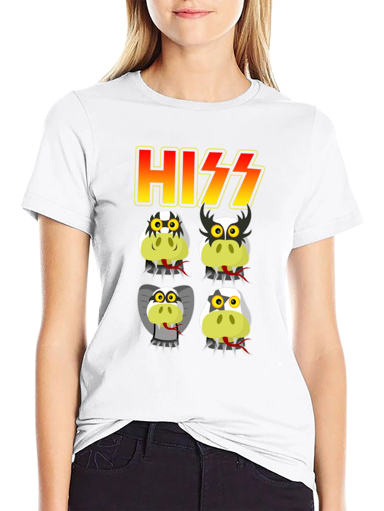 HISS Snake Band Graphic T-Shirt