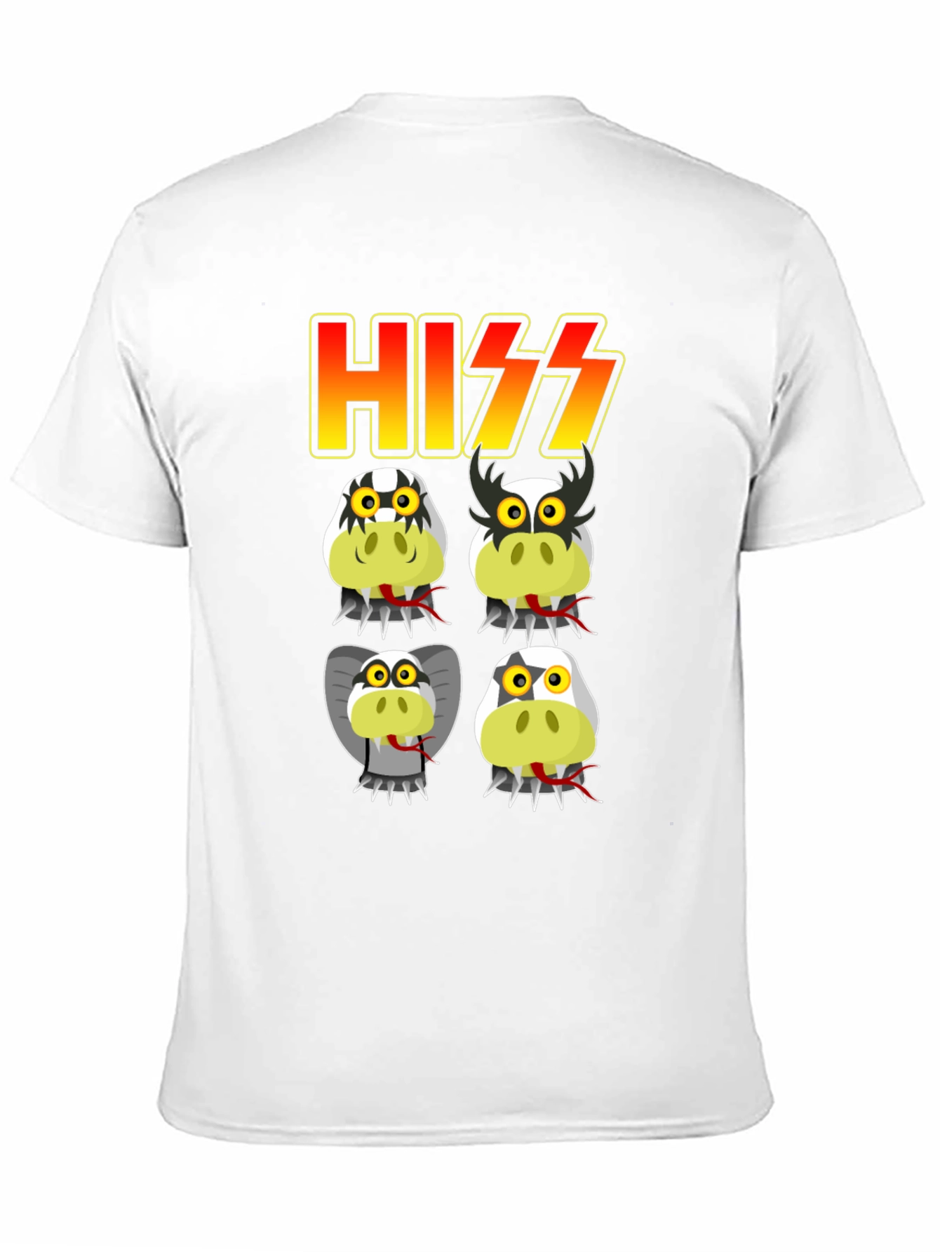 HISS Snake Band Graphic T-Shirt