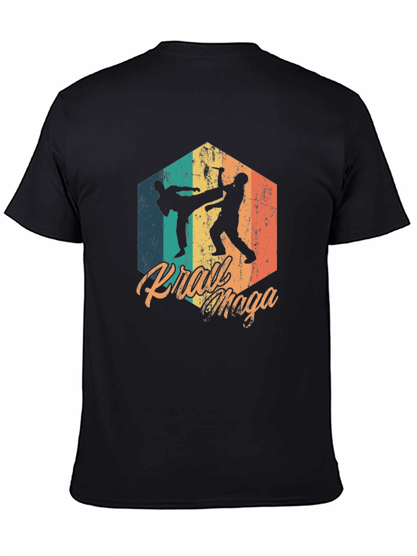 Krav Maga Retro T-Shirt Martial Arts Graphic Tee