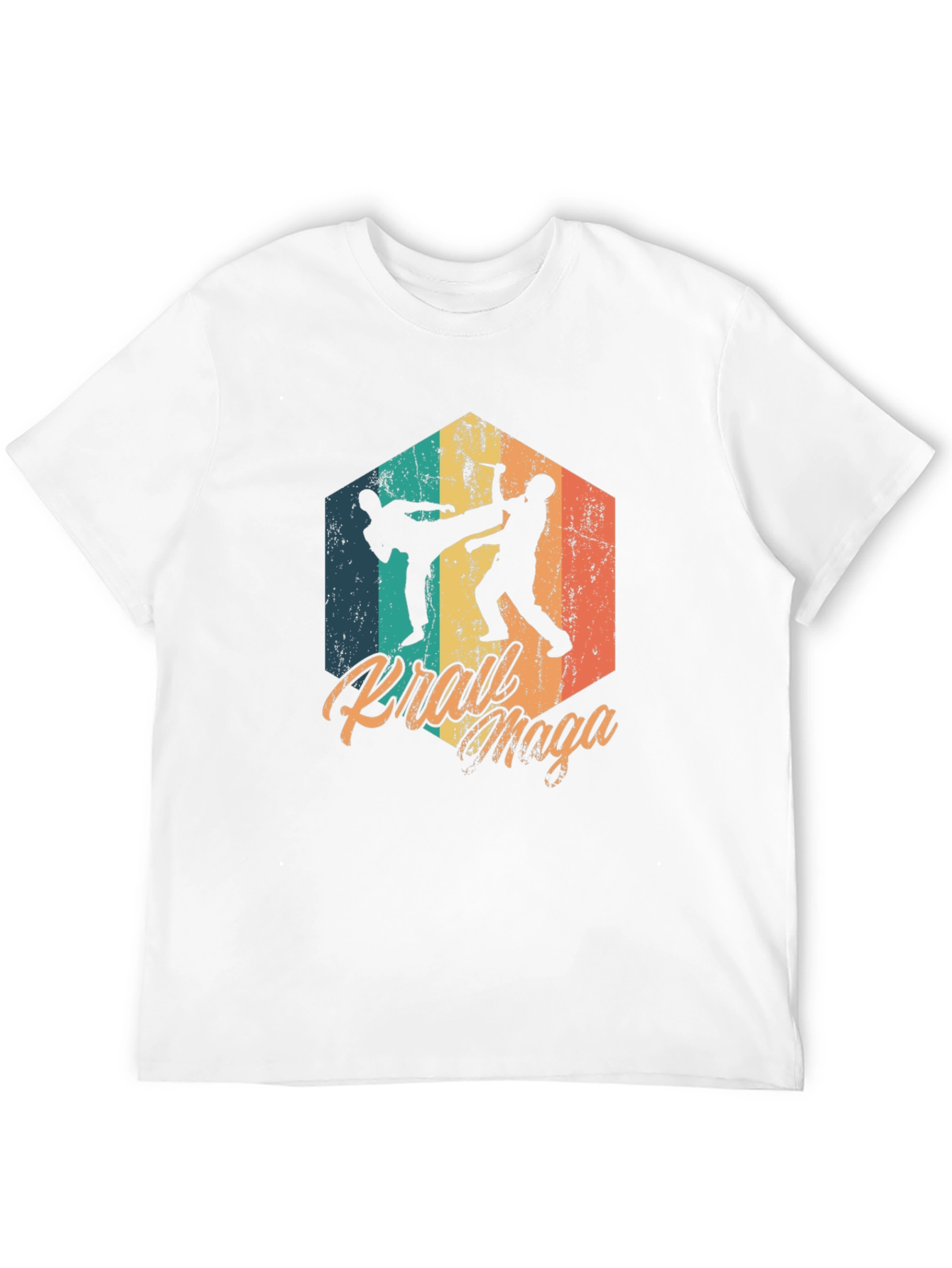 Krav Maga Retro T-Shirt Martial Arts Graphic Tee