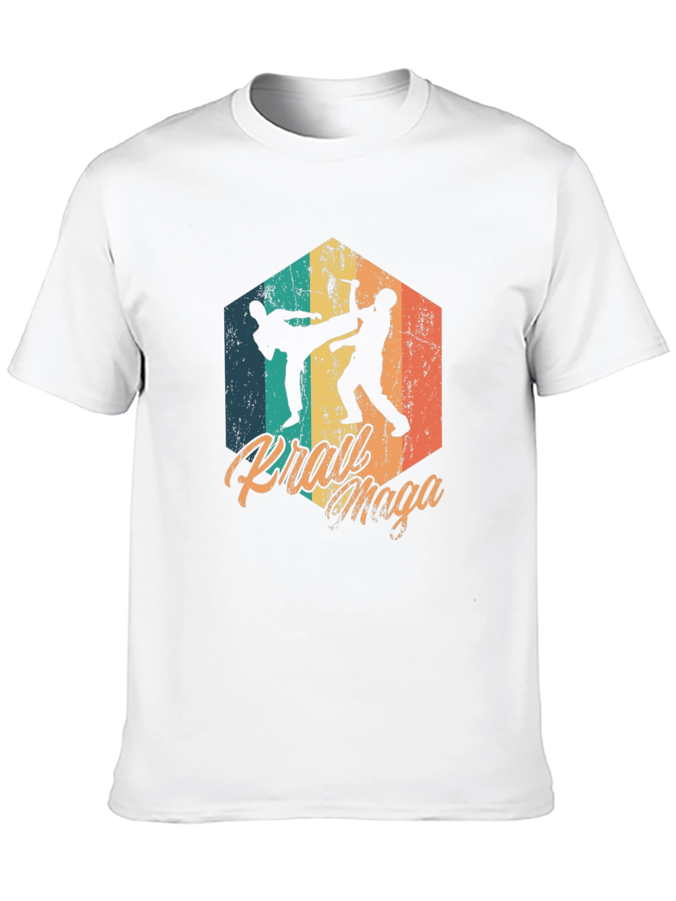 Krav Maga Retro T-Shirt Martial Arts Graphic Tee