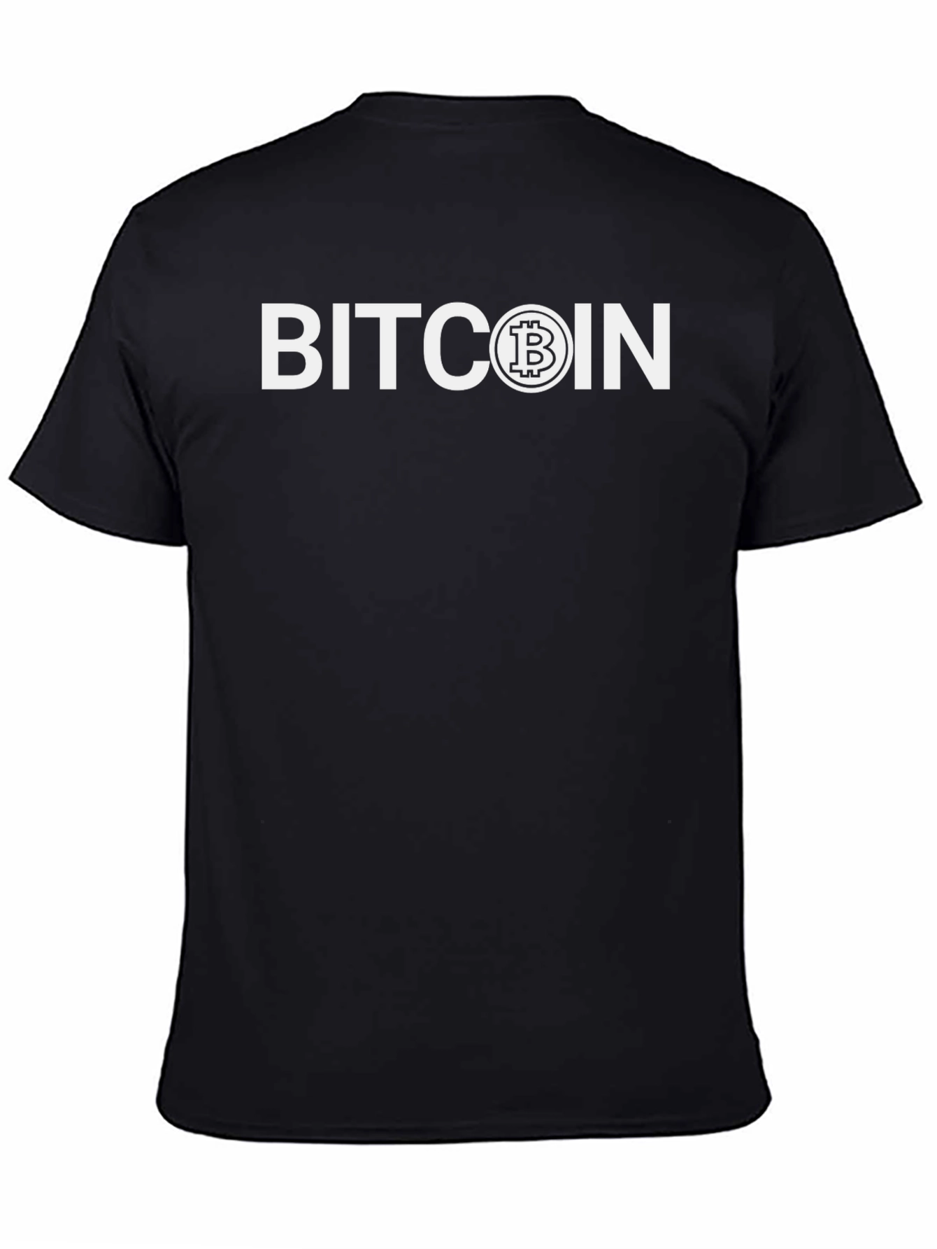 Bitcoin Crypto Black T-Shirt