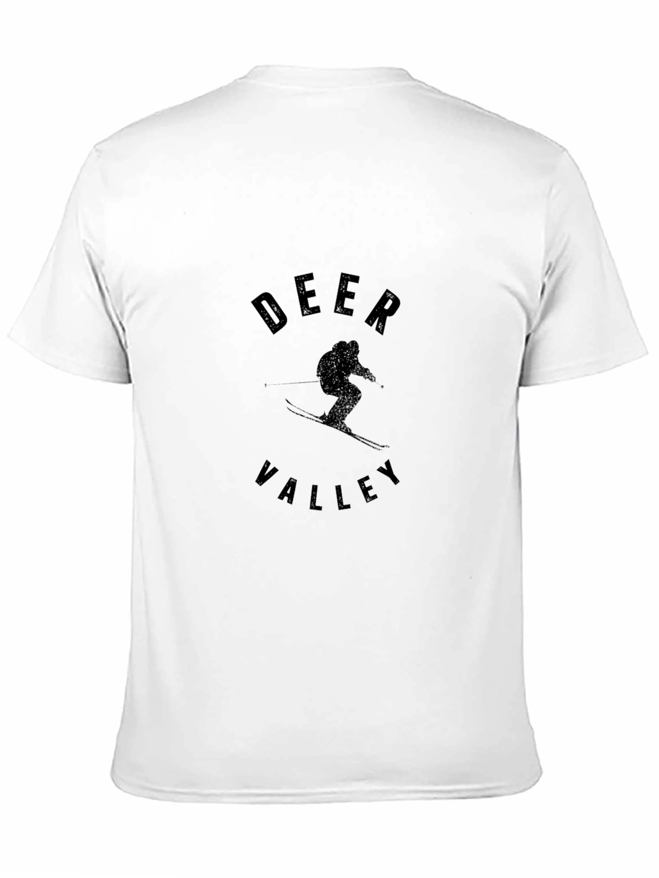Deer Valley Skiing T-Shirt - Black Graphic Tee