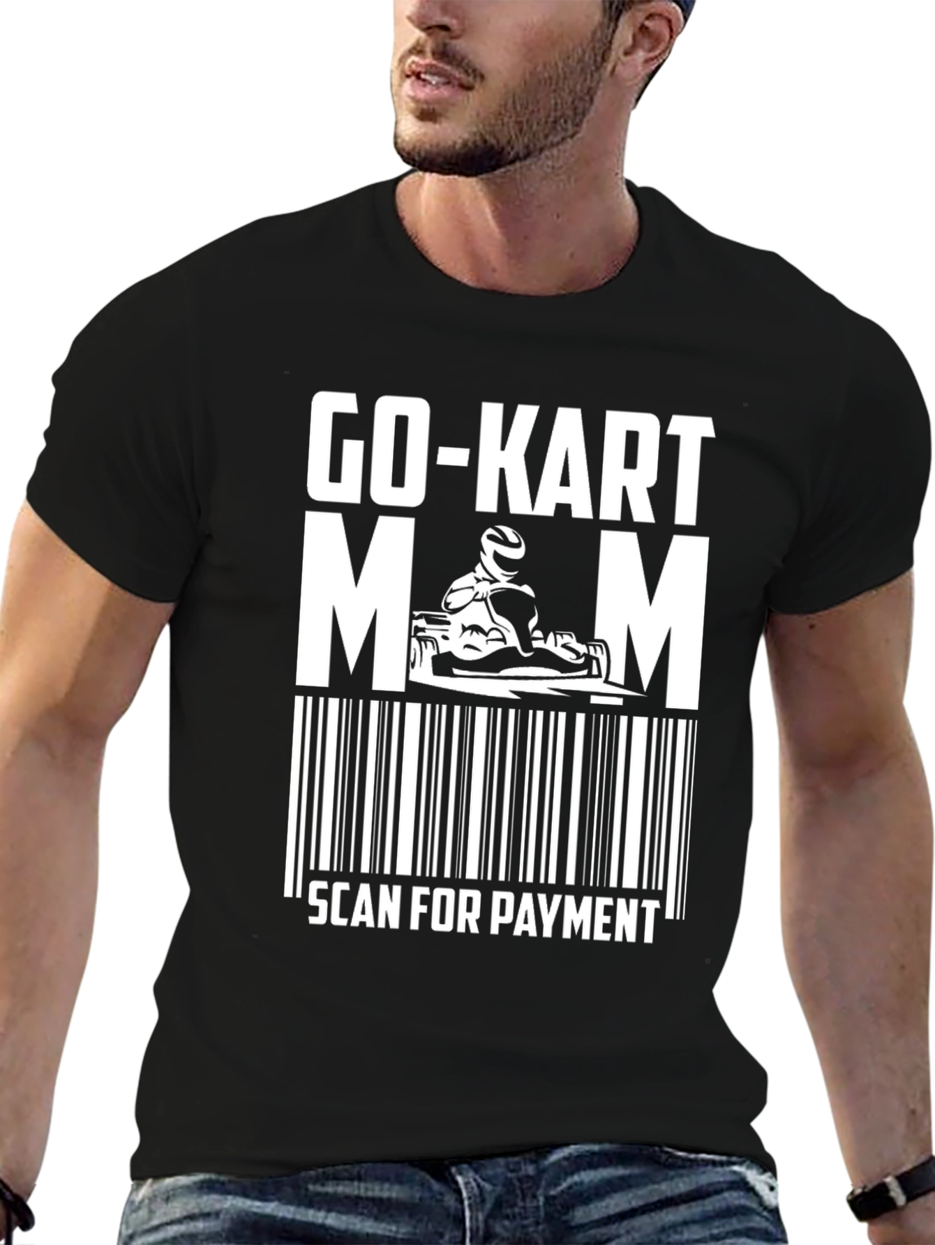 Go-Kart Mom T-Shirt Scan For Payment
