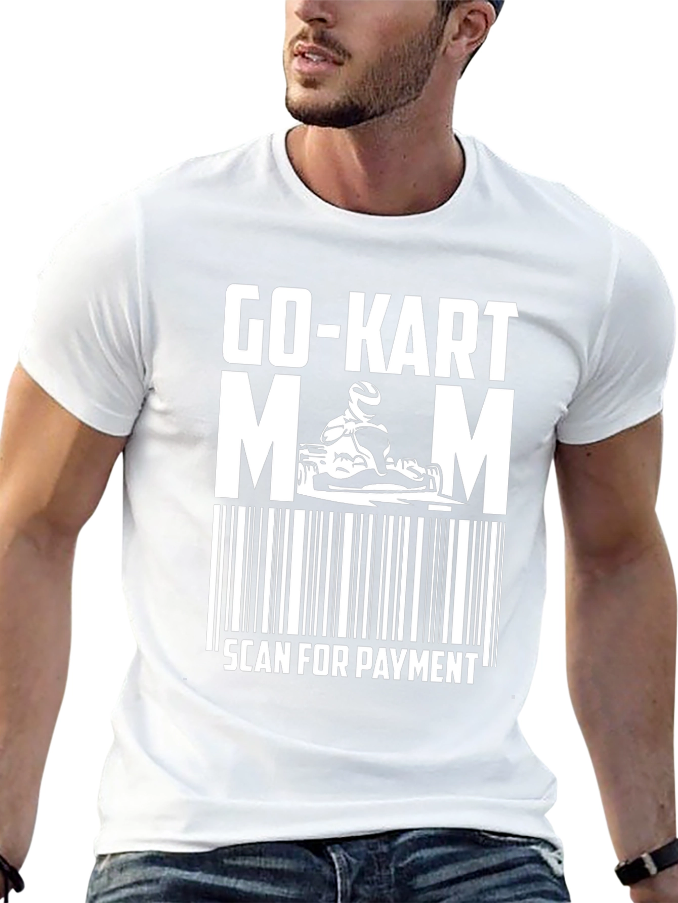 Go-Kart Mom T-Shirt Scan For Payment