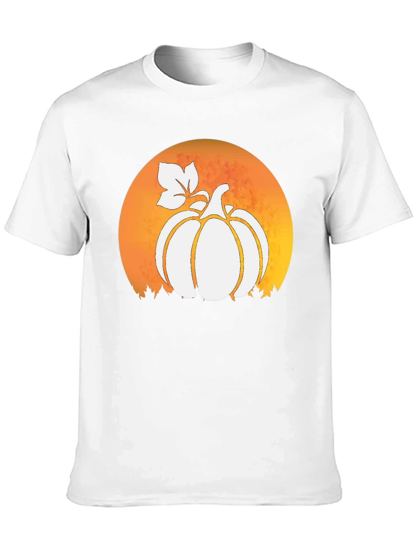 Pumpkin Moon Black T-Shirt - Fall Harvest Tee