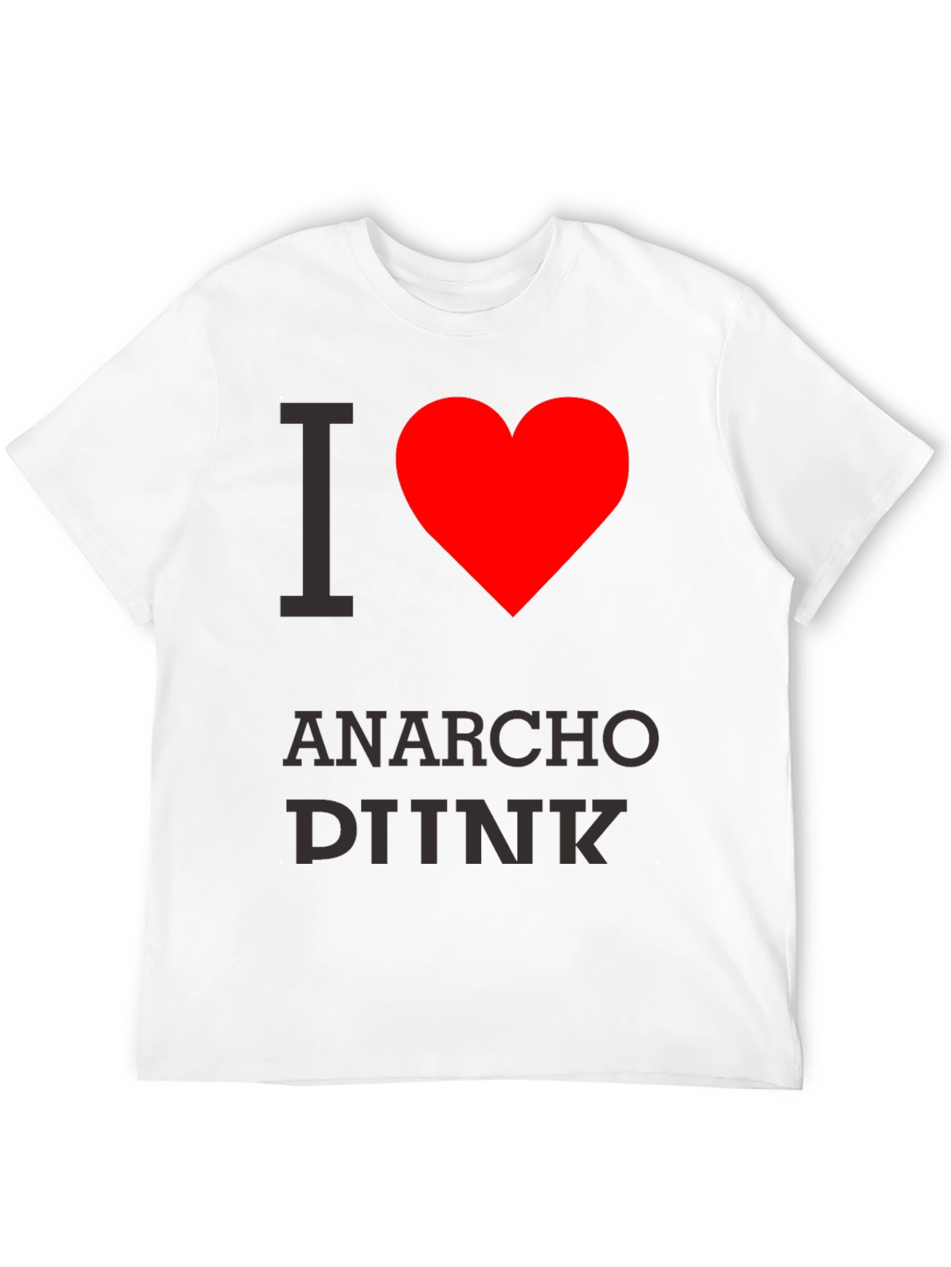 I Heart Anarcho DINK Black T-Shirt