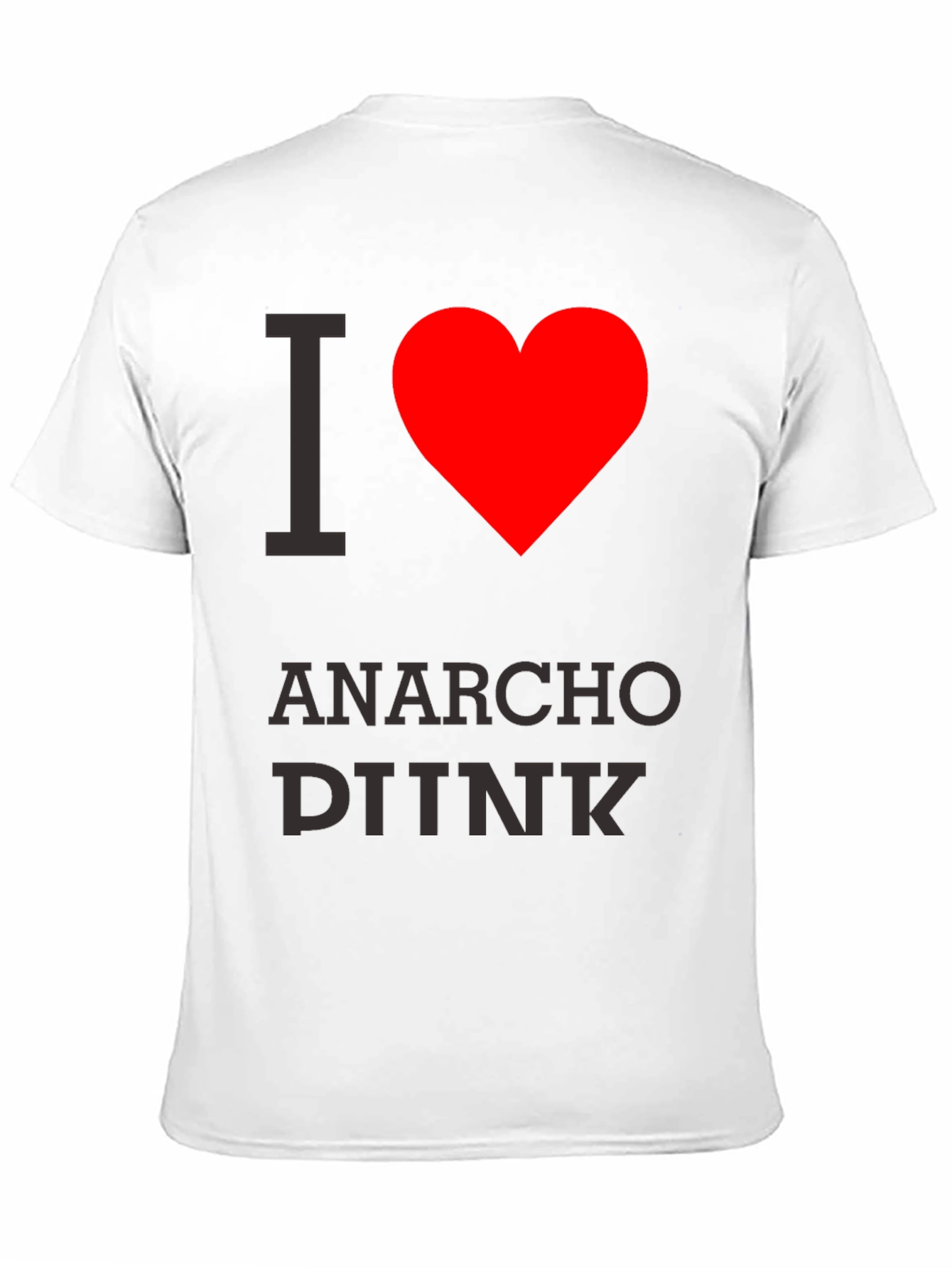 I Heart Anarcho DINK Black T-Shirt