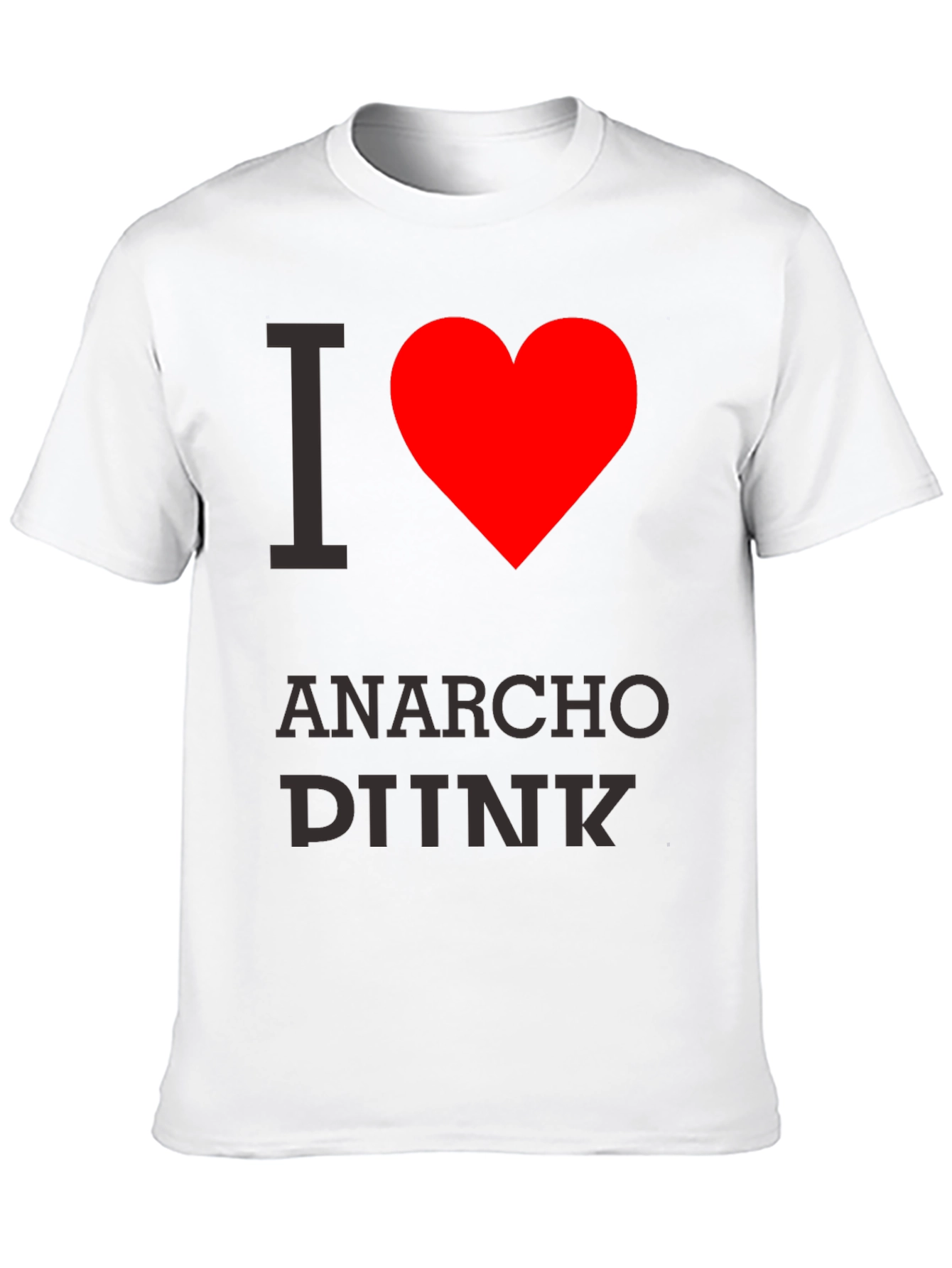 I Heart Anarcho DINK Black T-Shirt