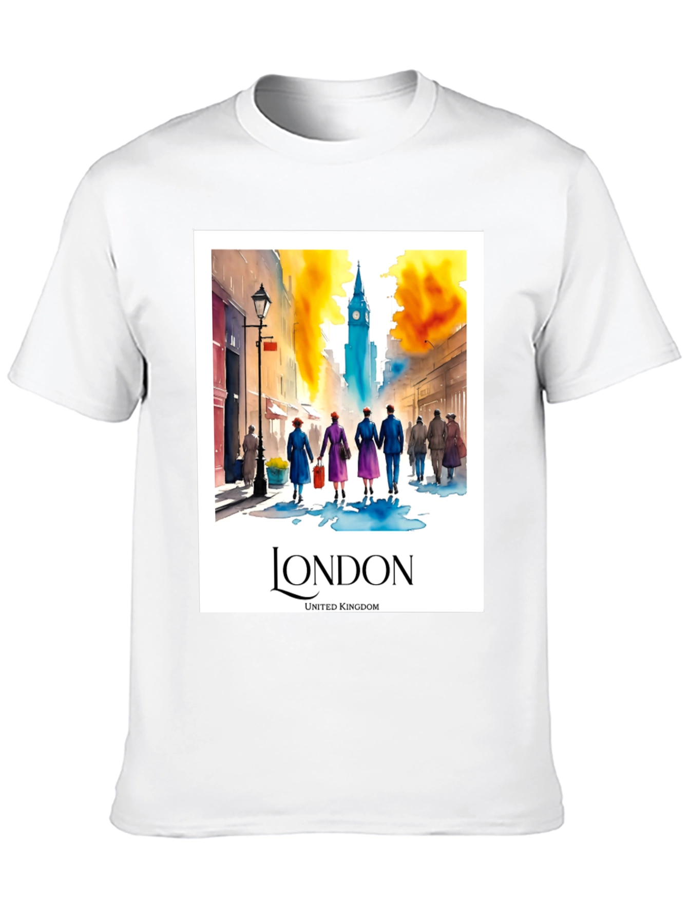 London Travel T-Shirt - United Kingdom Souvenir Tee