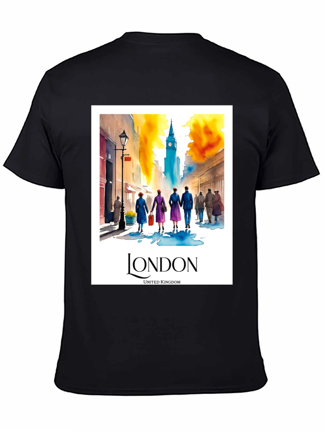 London Travel T-Shirt - United Kingdom Souvenir Tee