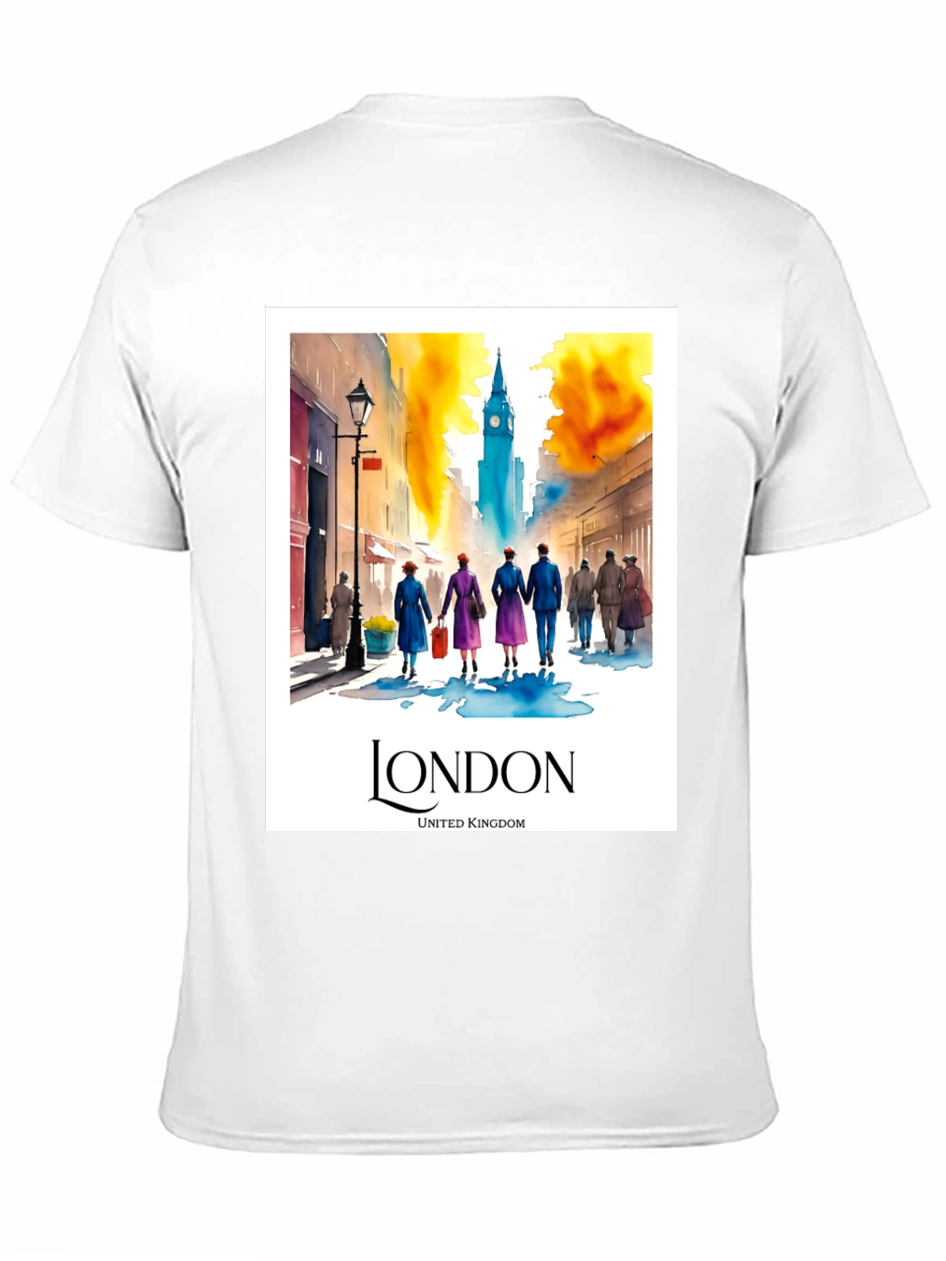 London Travel T-Shirt - United Kingdom Souvenir Tee