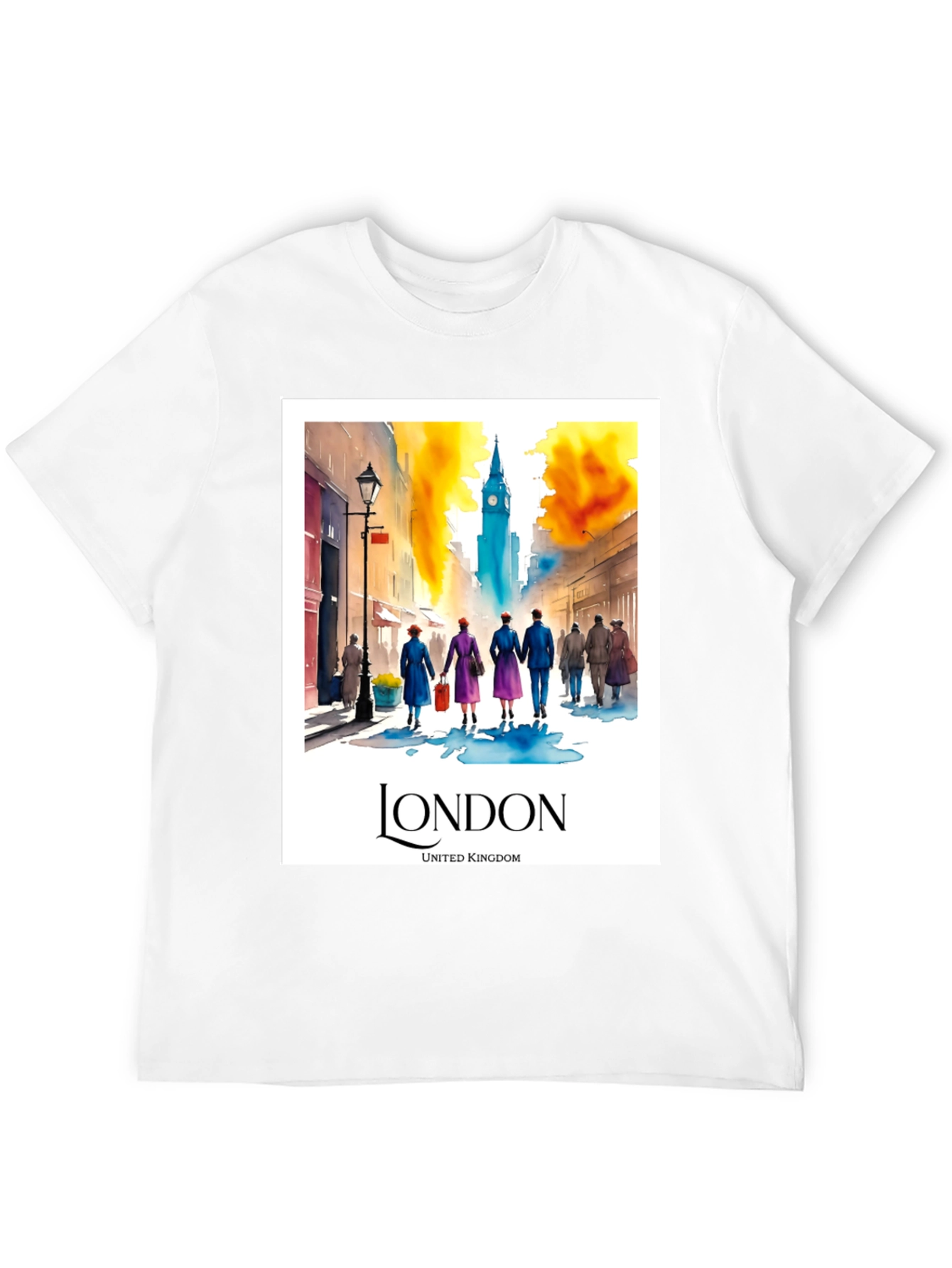 London Travel T-Shirt - United Kingdom Souvenir Tee