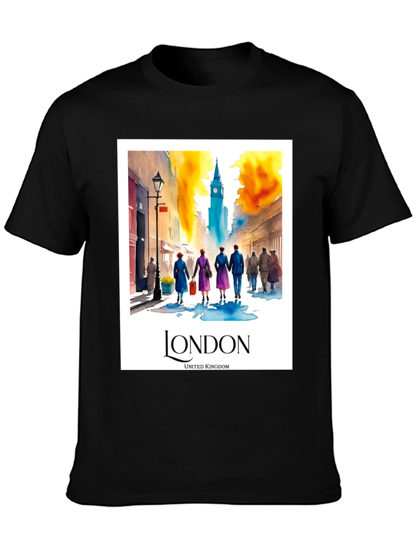 London Travel T-Shirt - United Kingdom Souvenir Tee