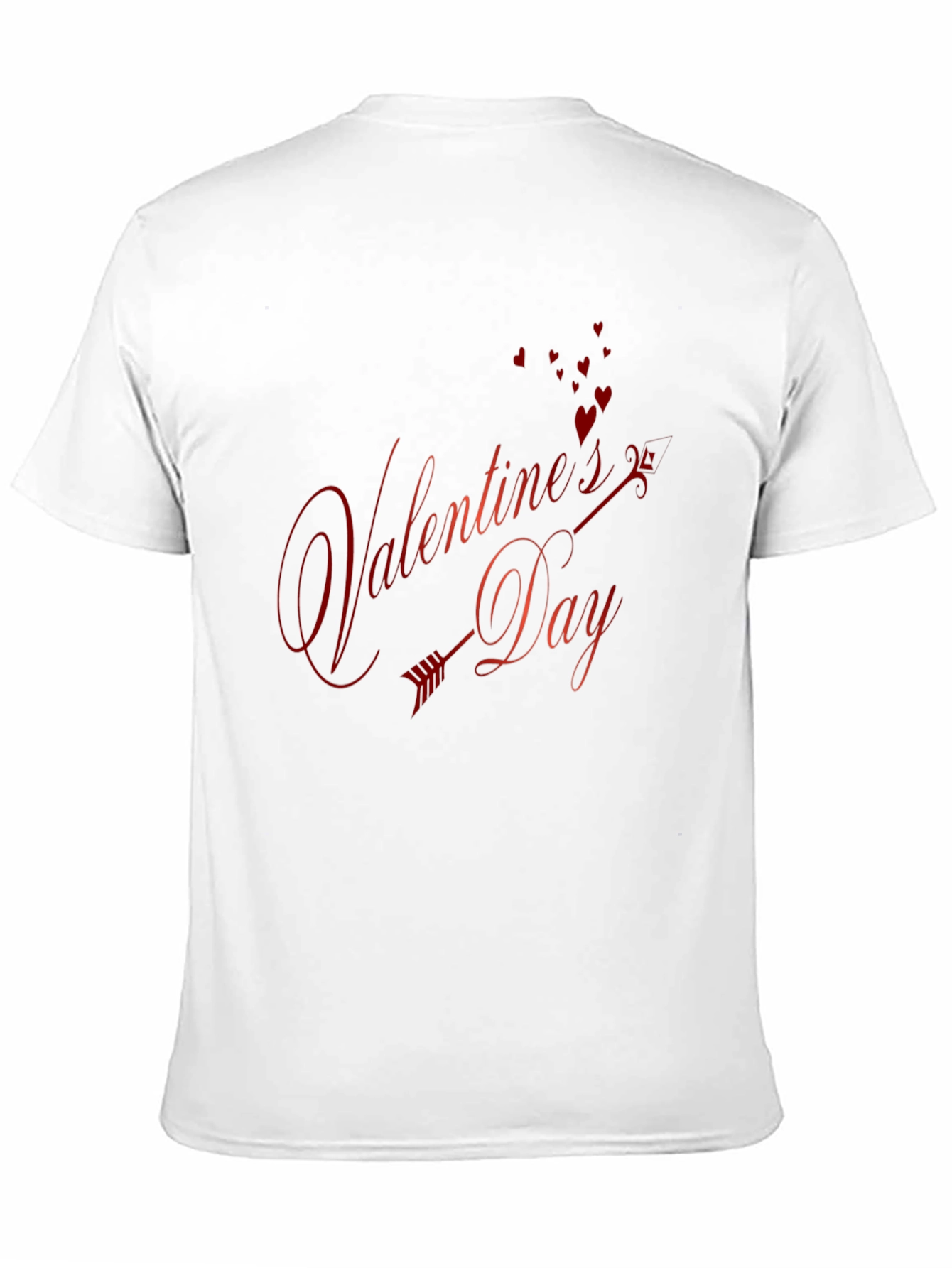 Valentines Day Black Graphic Tee