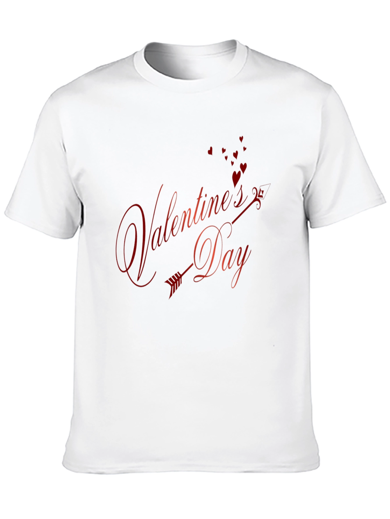 Valentines Day Black Graphic Tee