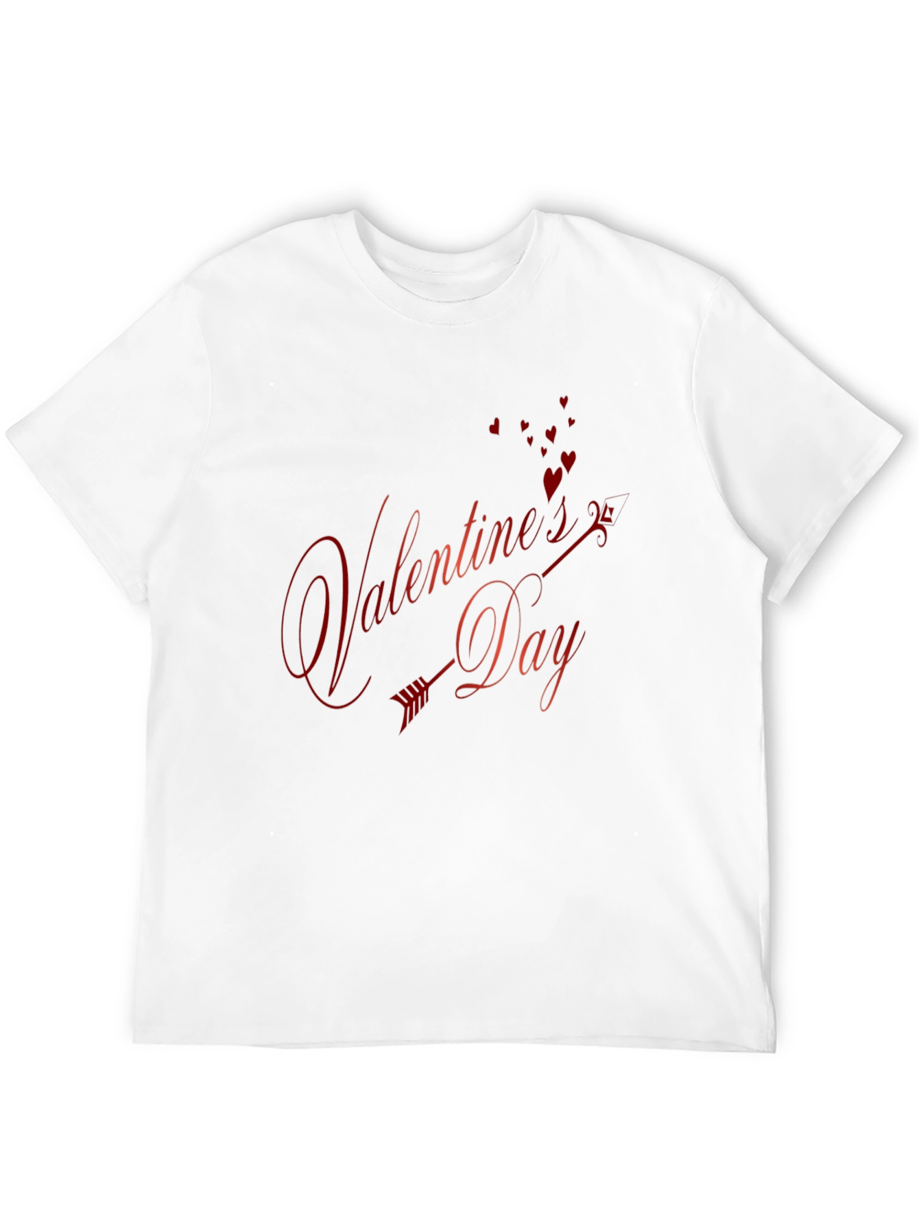 Valentines Day Black Graphic Tee