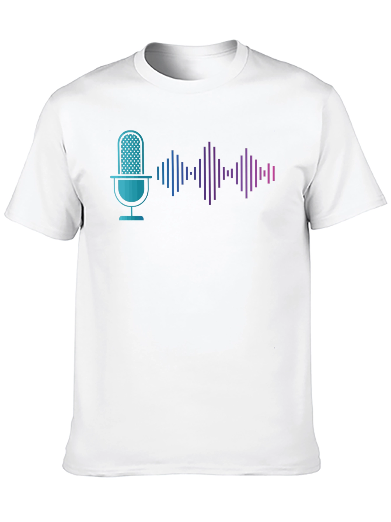 Podcast Wave Graphic Tee - Black