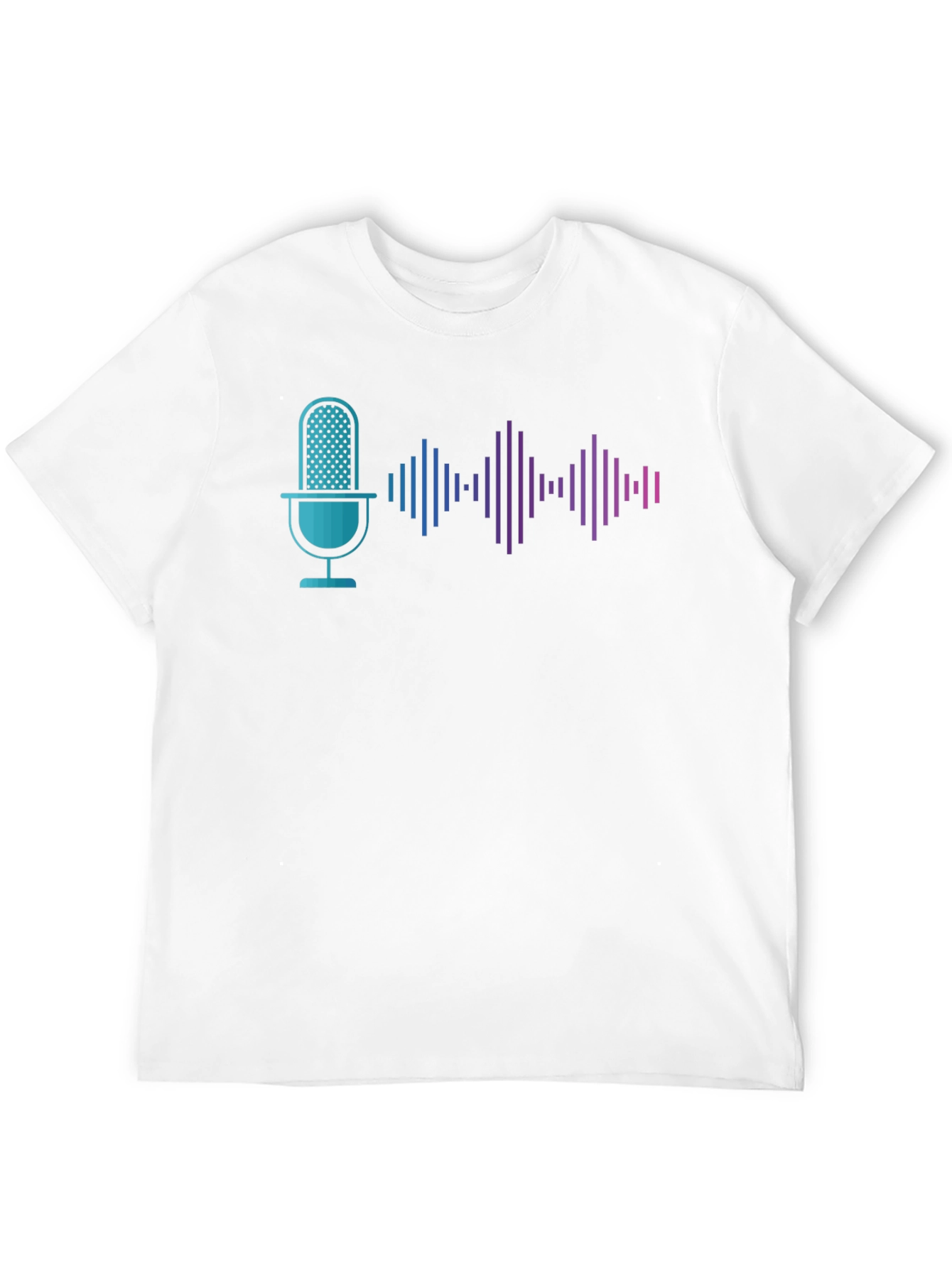 Podcast Wave Graphic Tee - Black