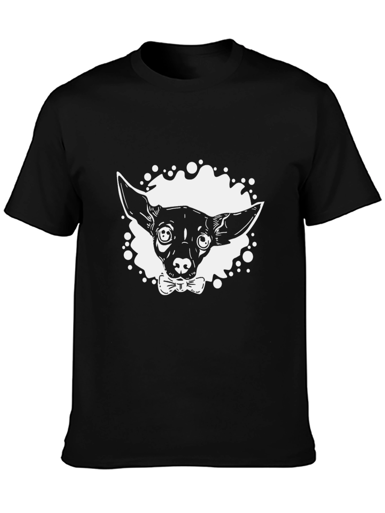 Dog with Bow Tie Graphic Tee