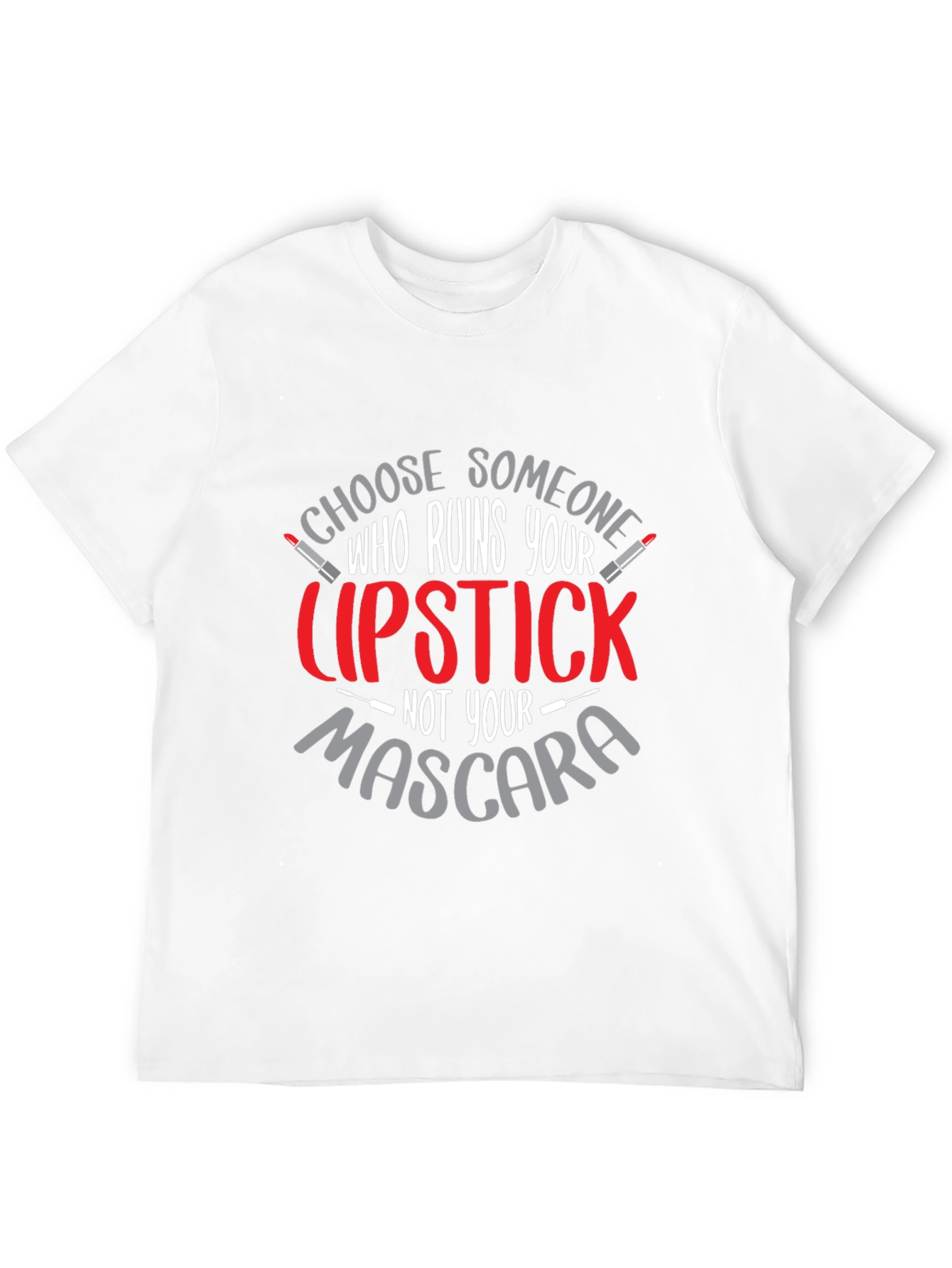 Lipstick Mascara Graphic Tee