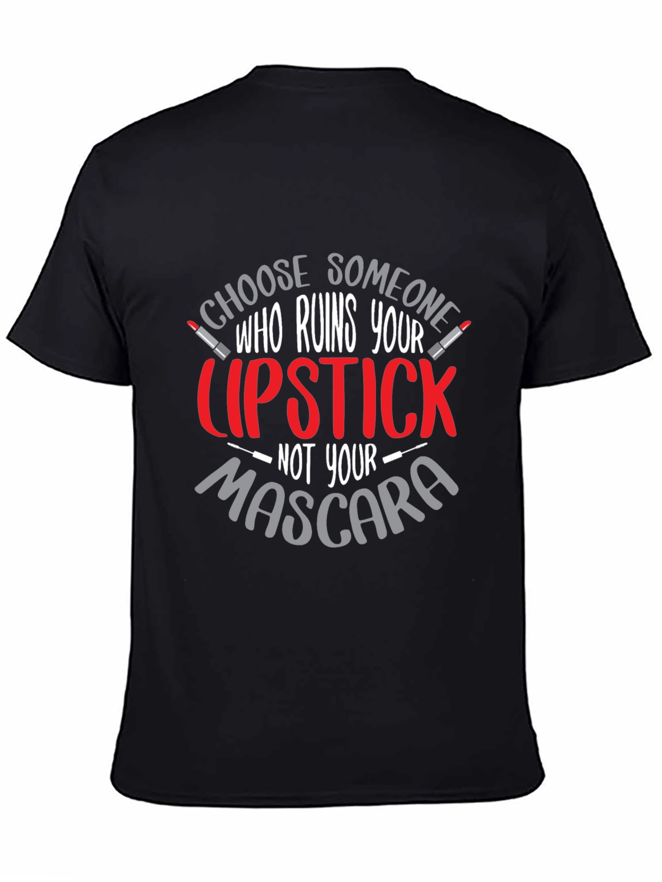 Lipstick Mascara Graphic Tee