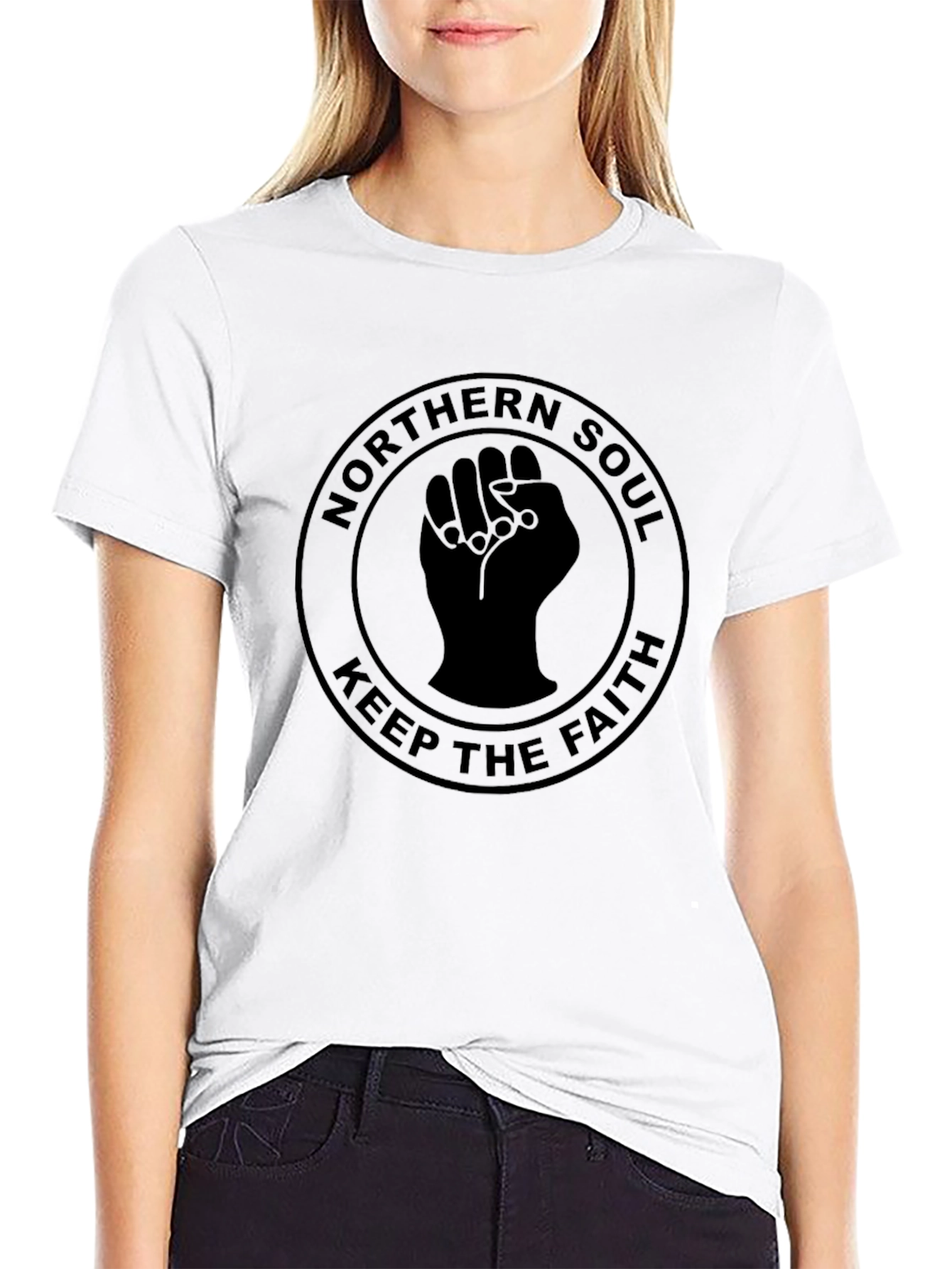 Northern Soul Keep The Faith Black T-Shirt