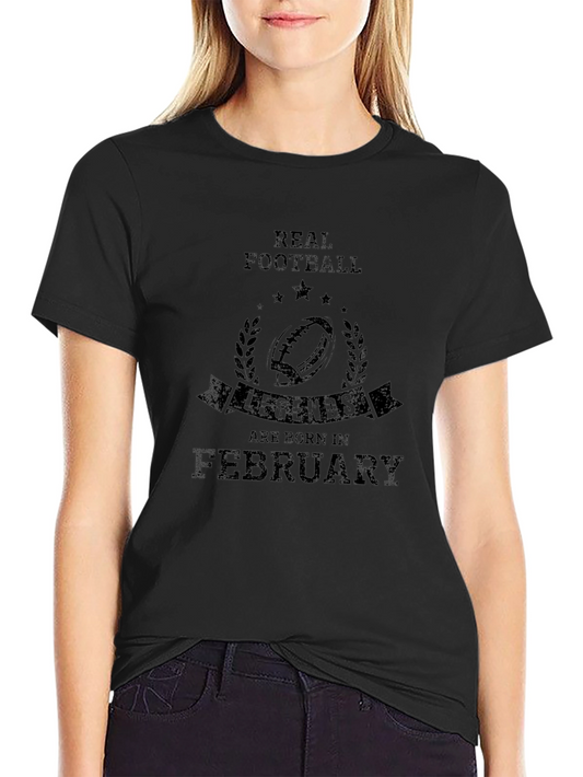 Real Football Legends February Black T-Shirt