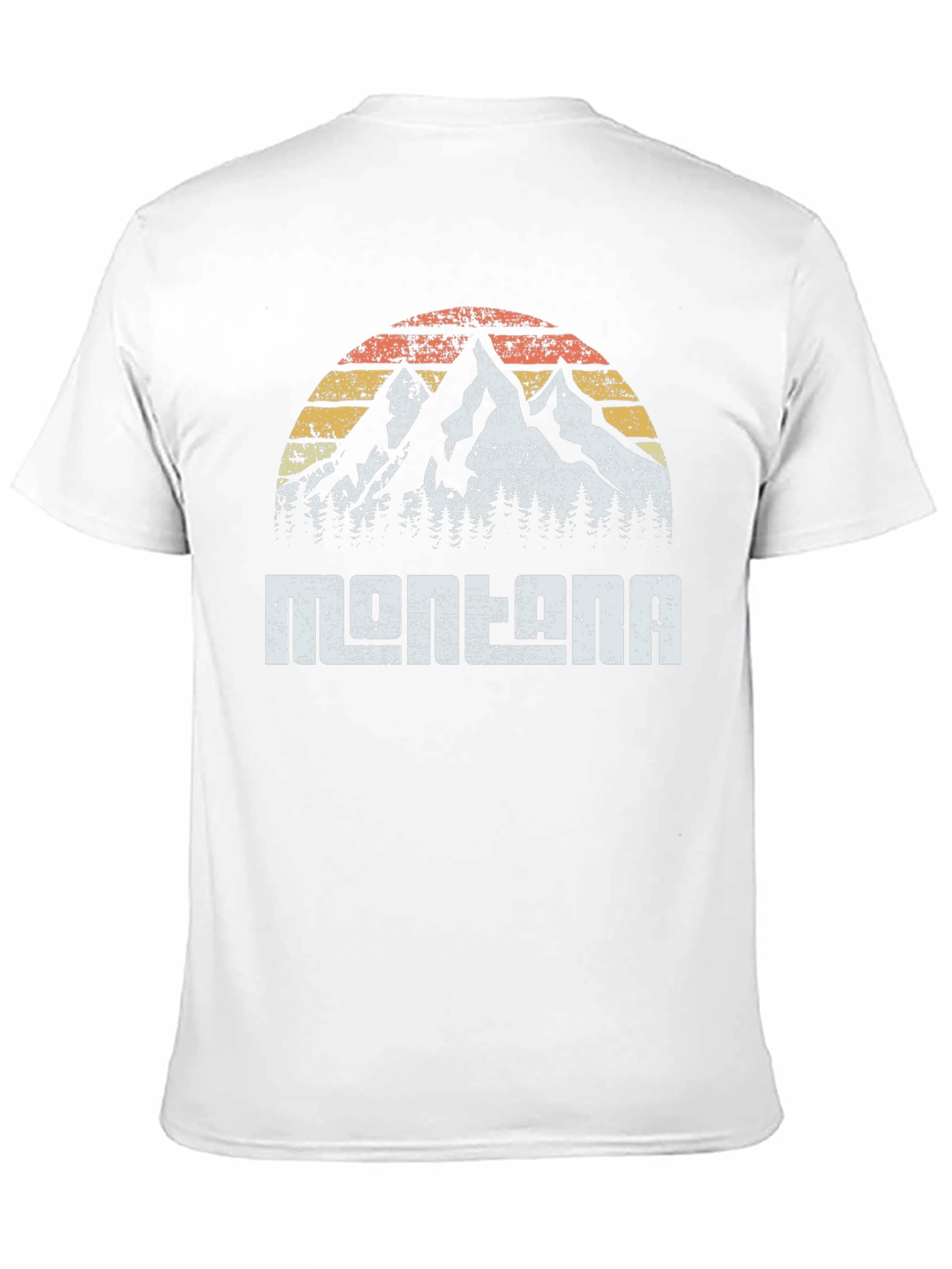 Montana Retro Mountain Graphic T-Shirt